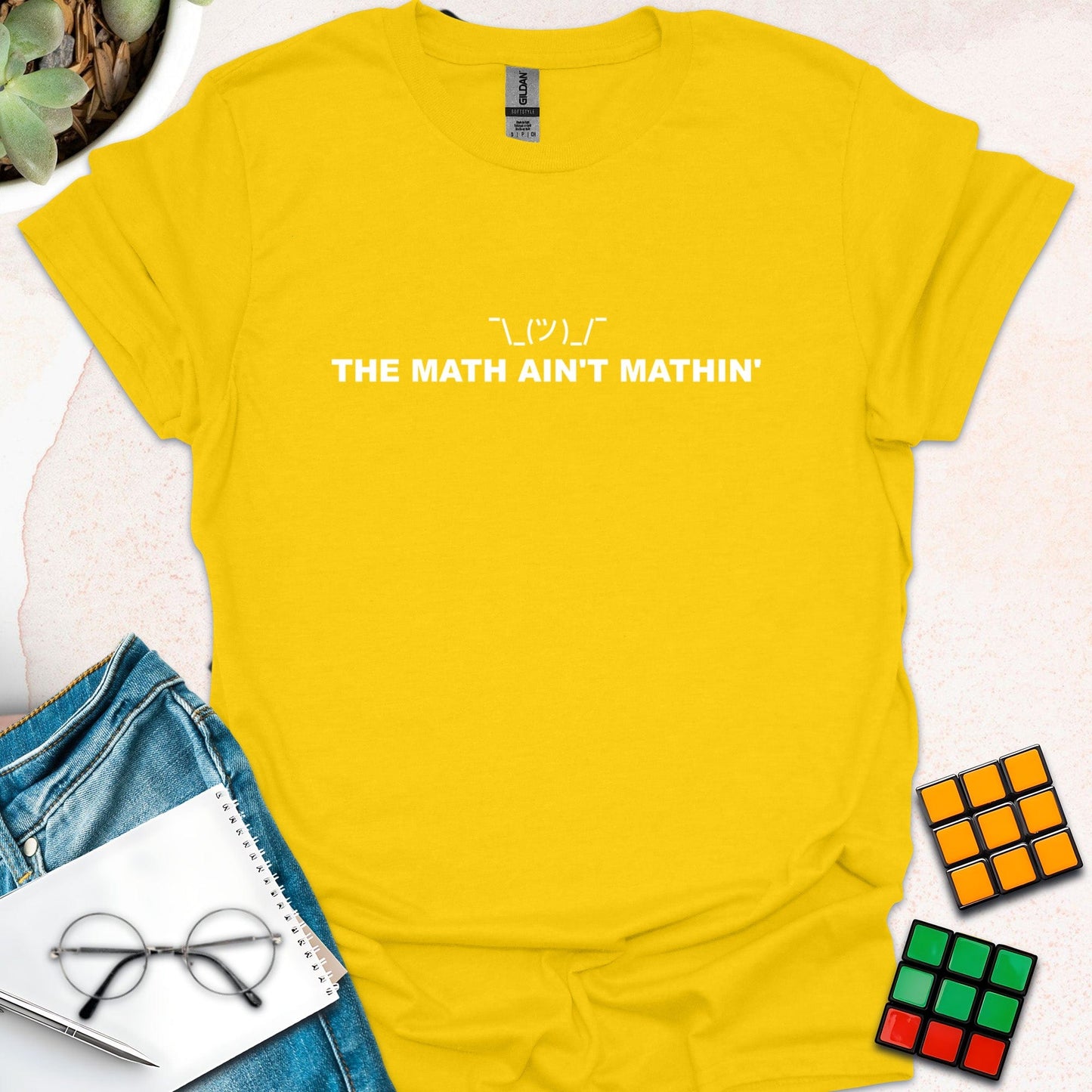 Shrug, The Math Aint Mathin T-Shirt