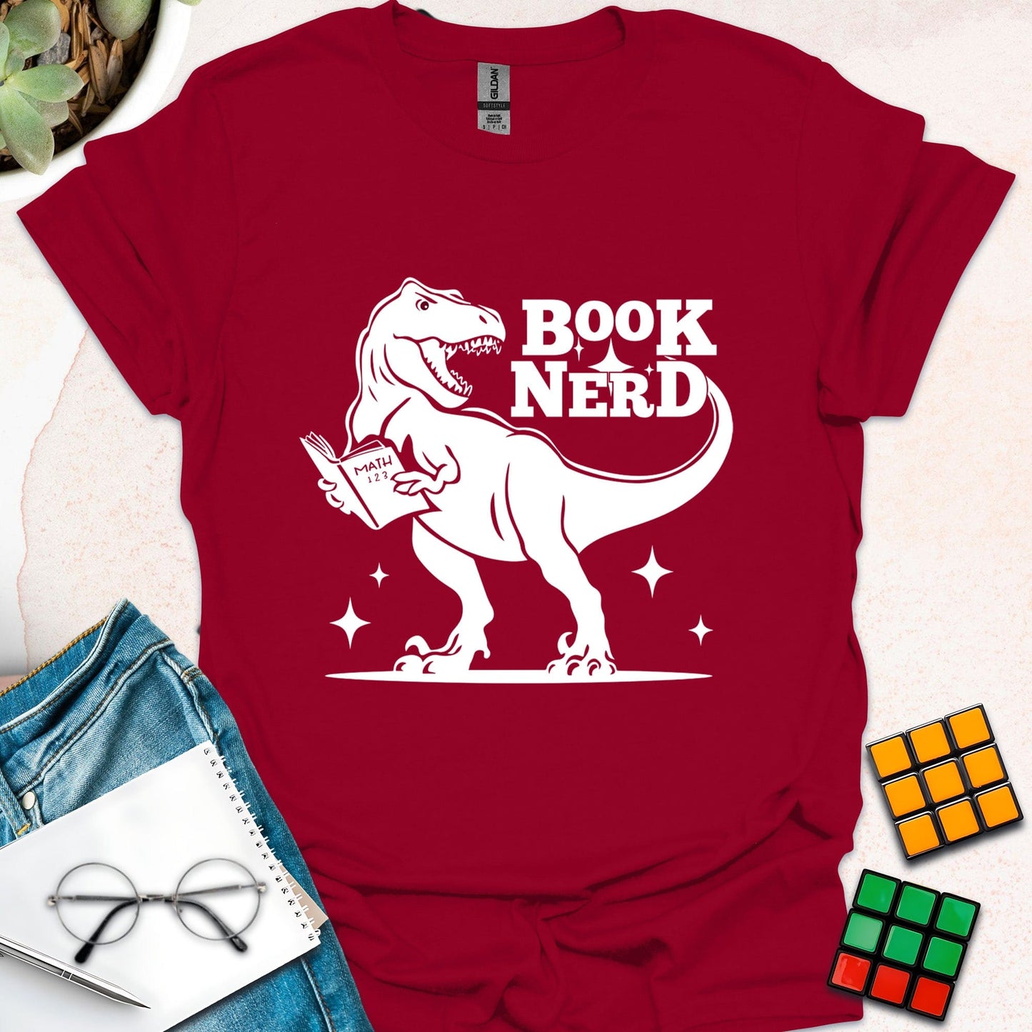 Dino Math Nerd T-Shirt