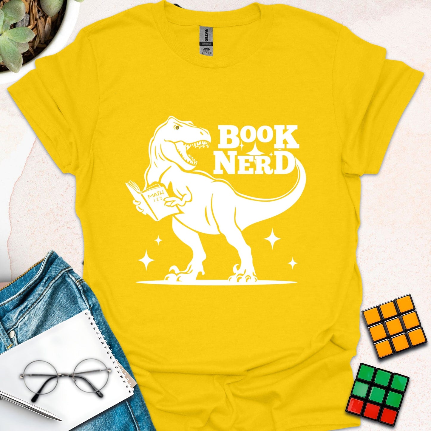 Dino Math Nerd T-Shirt