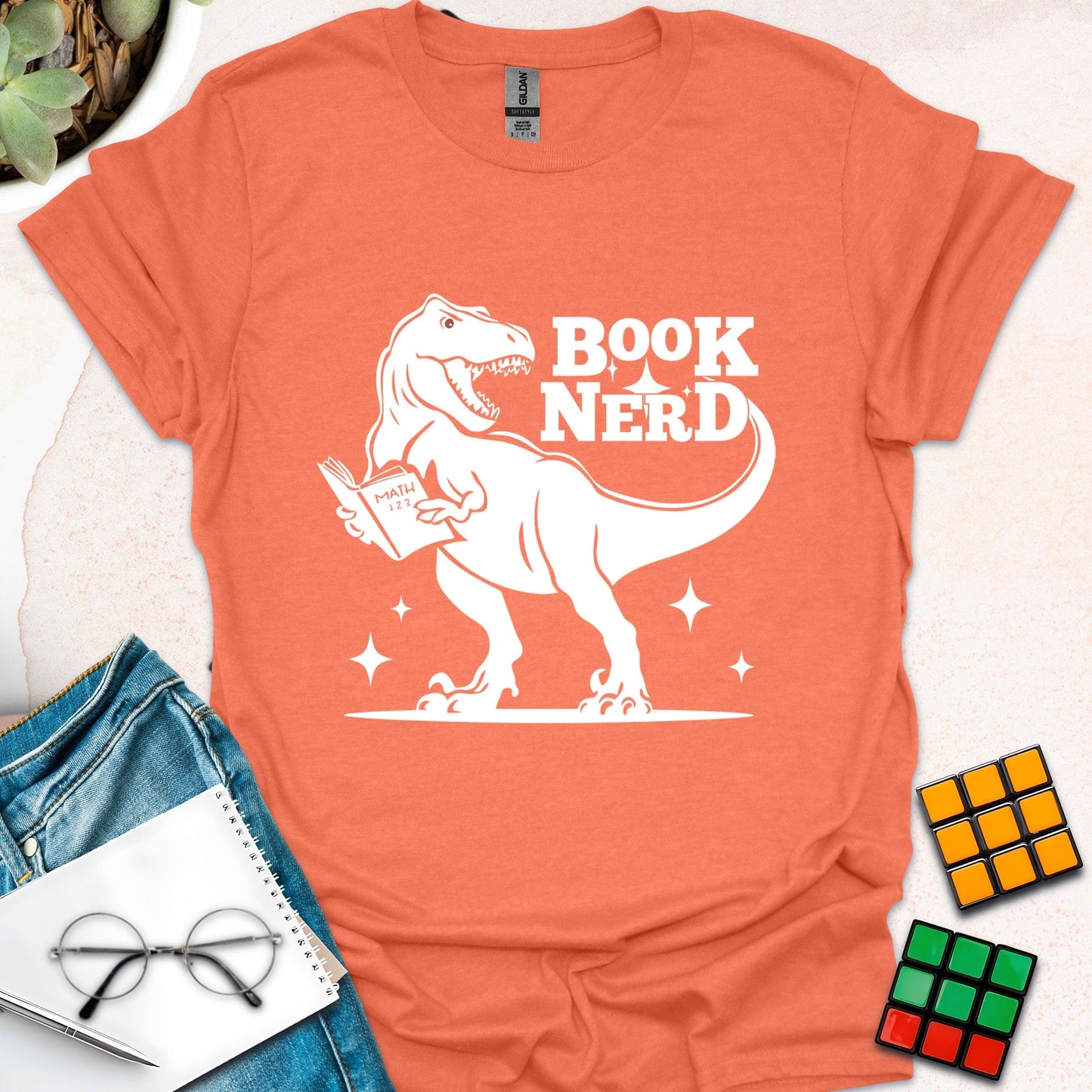 Dino Math Nerd T-Shirt