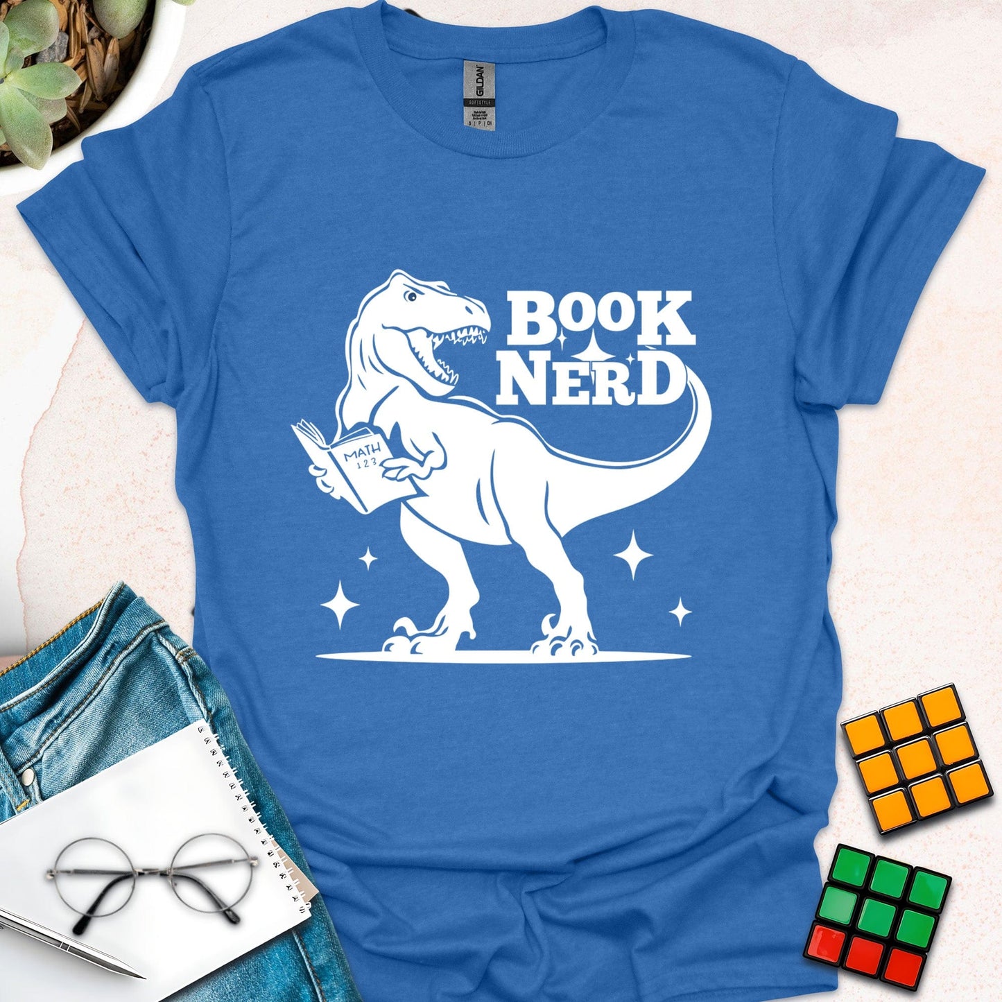 Dino Math Nerd T-Shirt