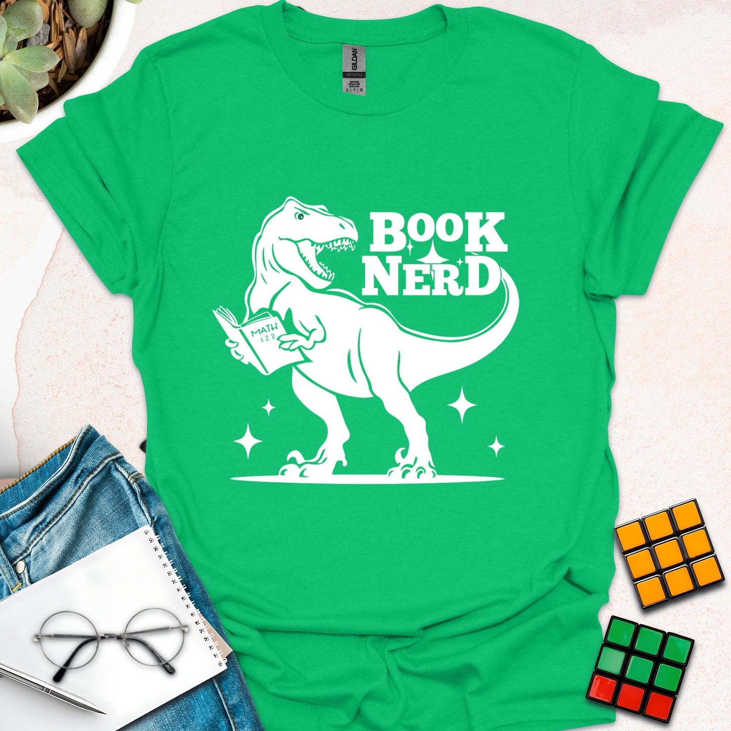 Dino Math Nerd T-Shirt