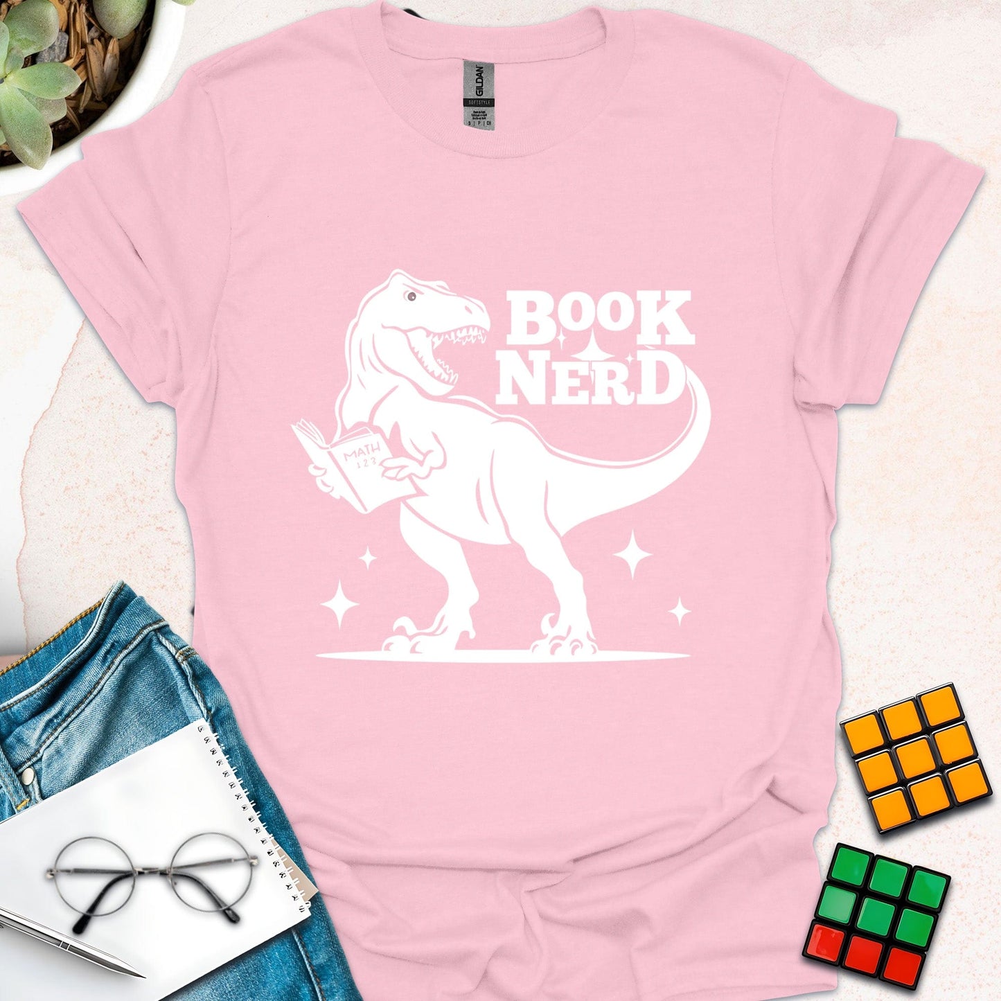 Dino Math Nerd T-Shirt