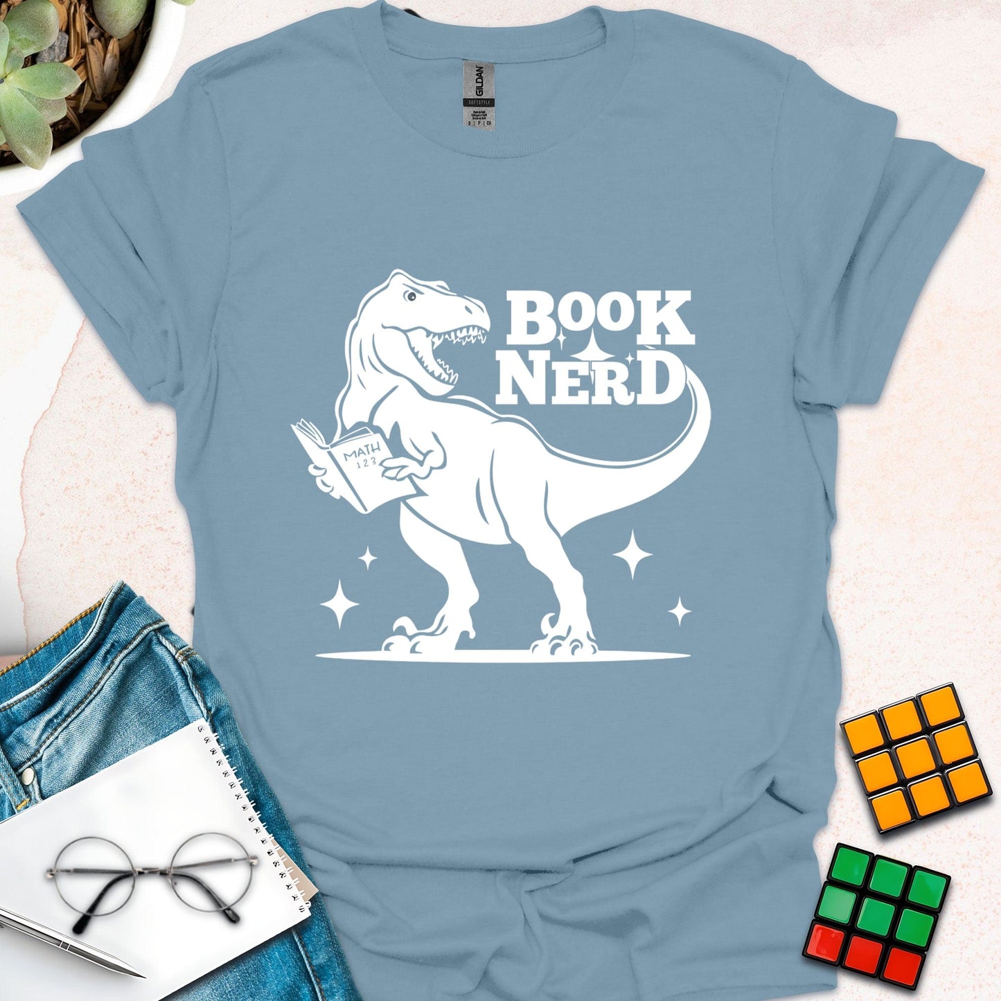 Dino Math Nerd T-Shirt