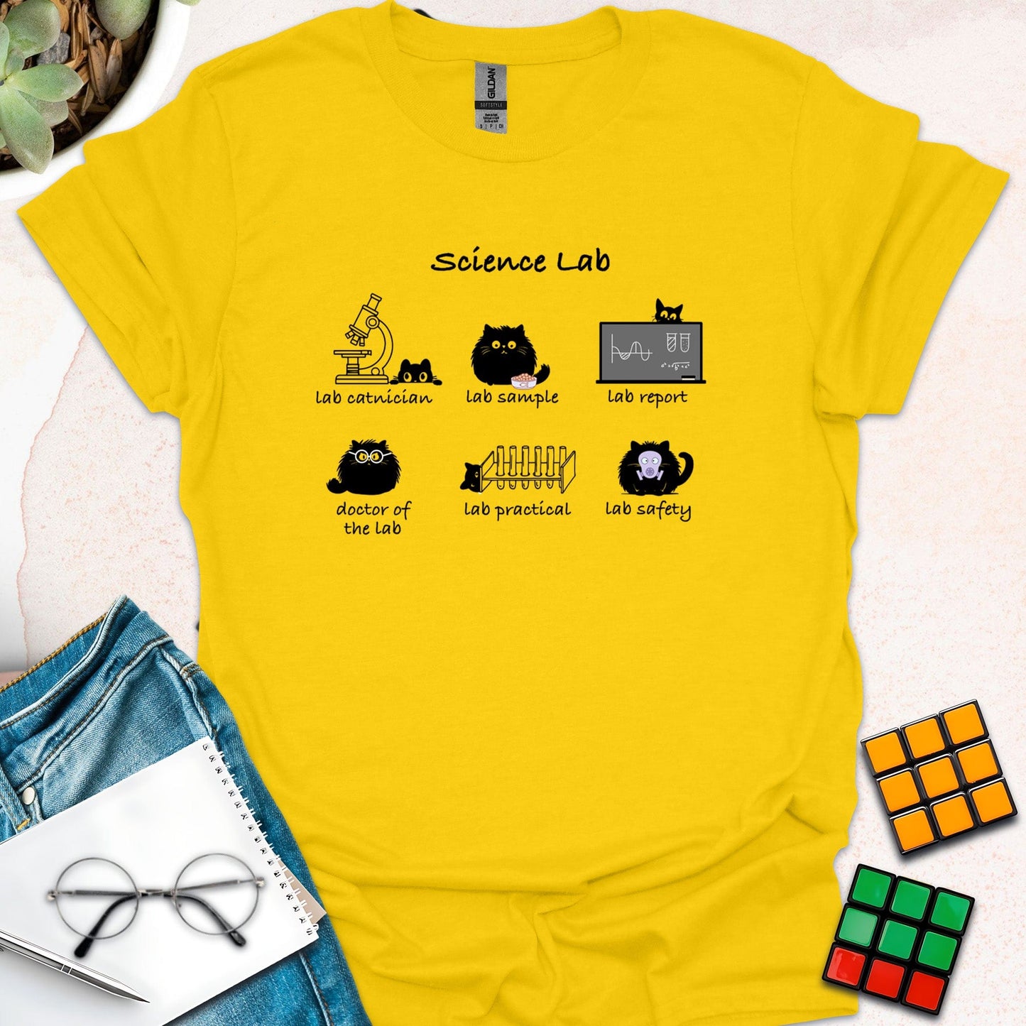 Purr-fect Science Lab Team T-Shirt