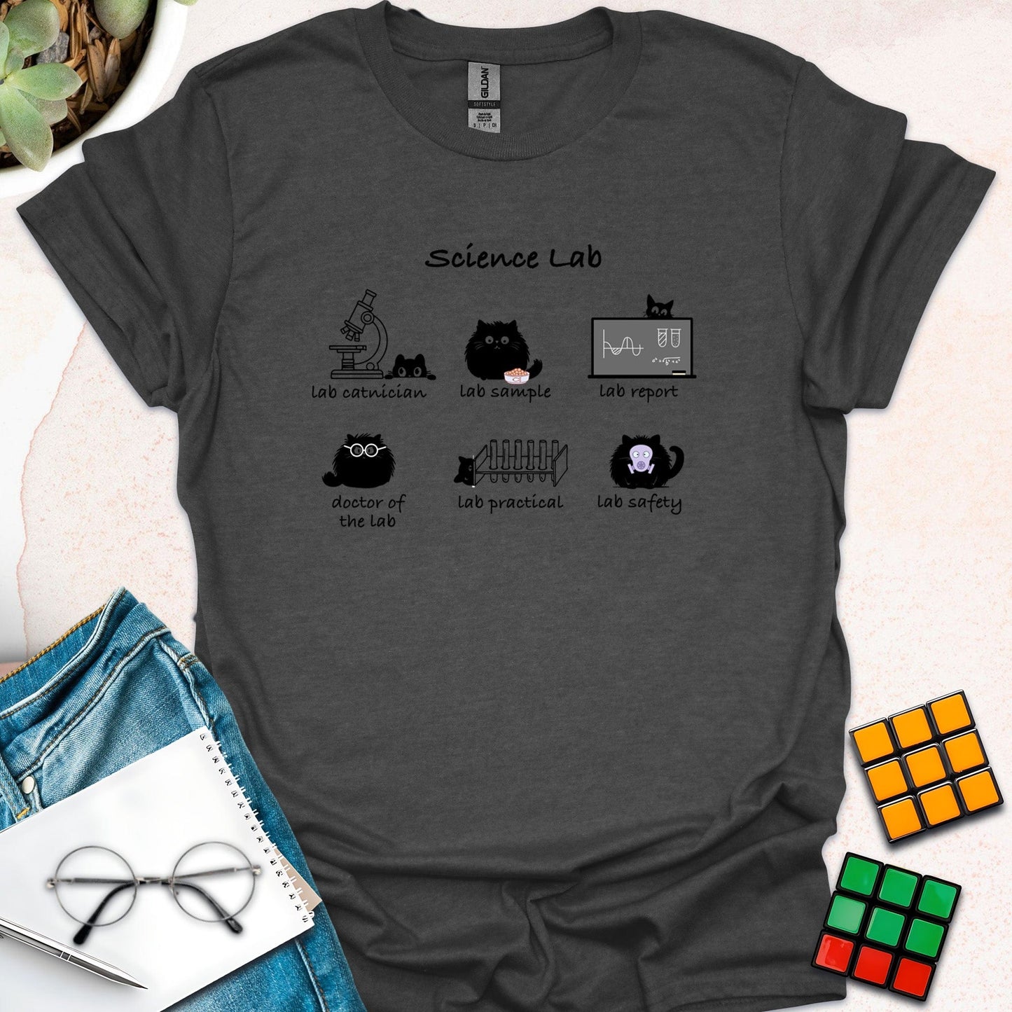 Purr-fect Science Lab Team T-Shirt