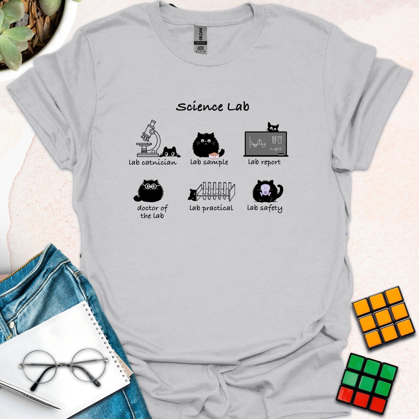 Purr-fect Science Lab Team T-Shirt