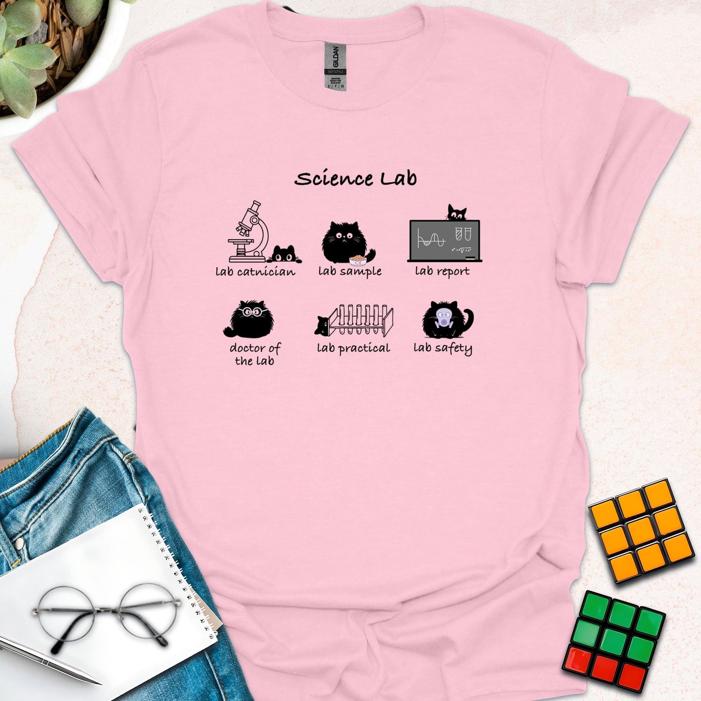 Purr-fect Science Lab Team T-Shirt