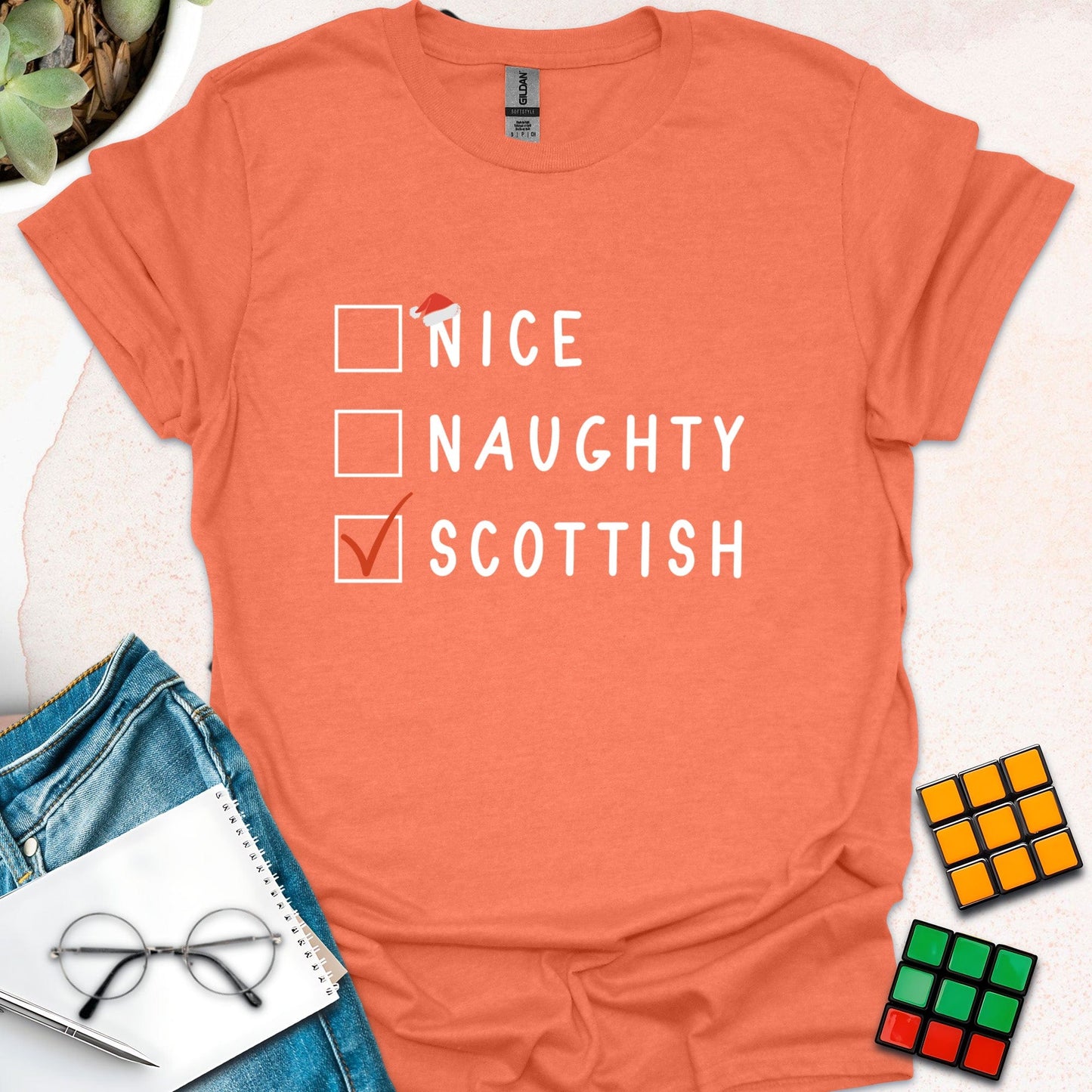 Nice, Naughty, Scottish T-Shirt