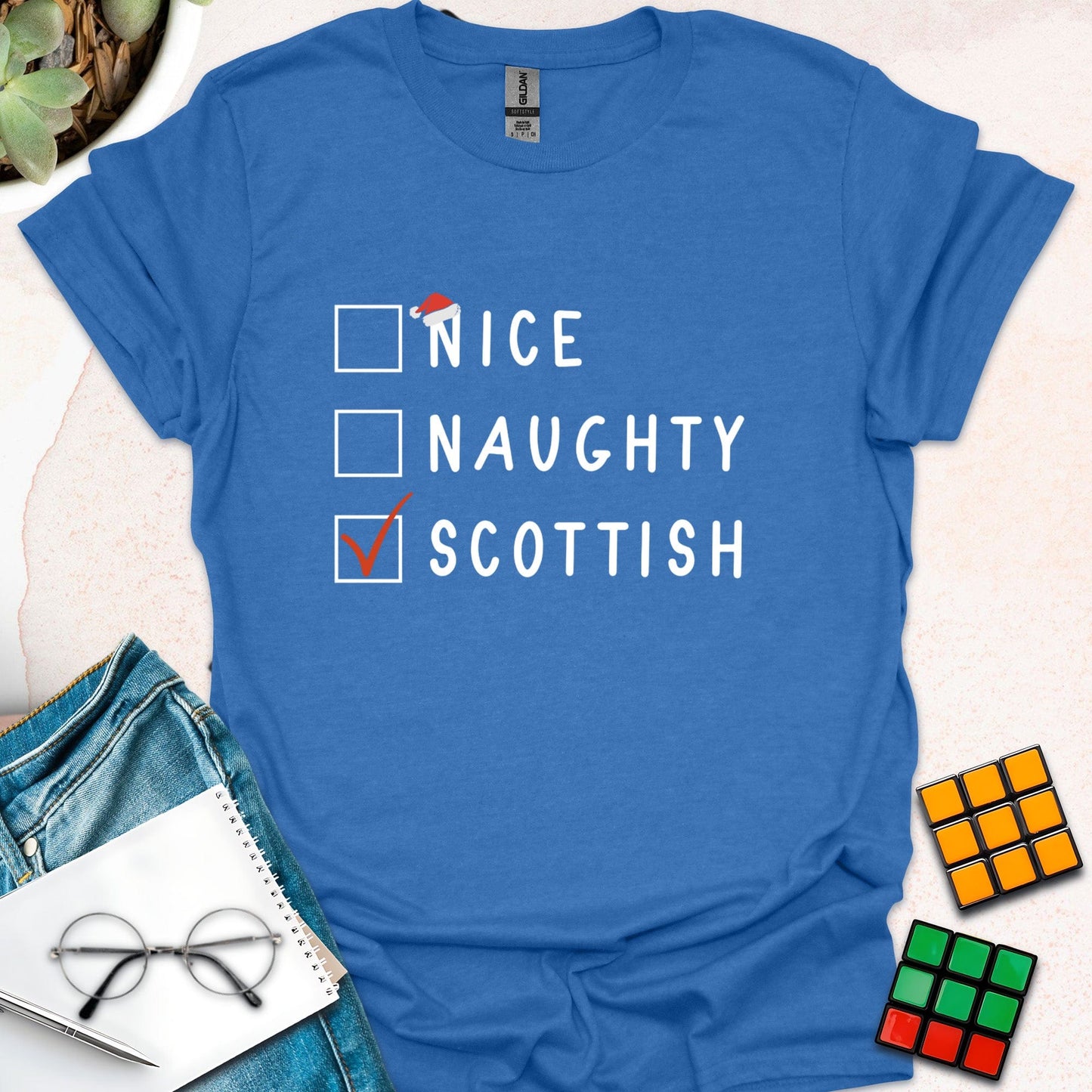 Nice, Naughty, Scottish T-Shirt