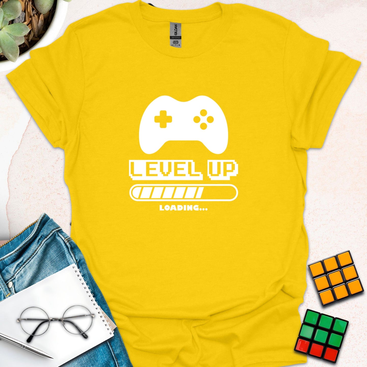 Level Up Loading - Gamer Life T-Shirt