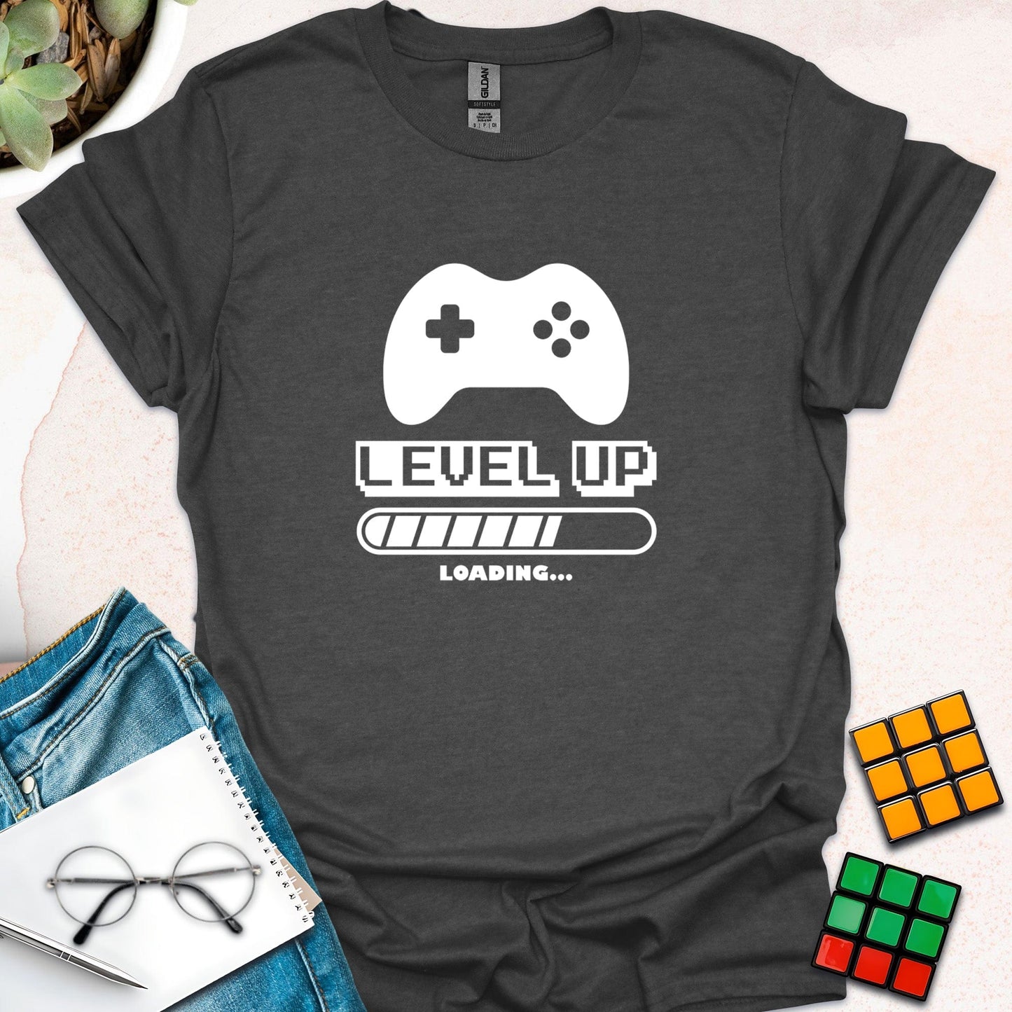 Level Up Loading - Gamer Life T-Shirt