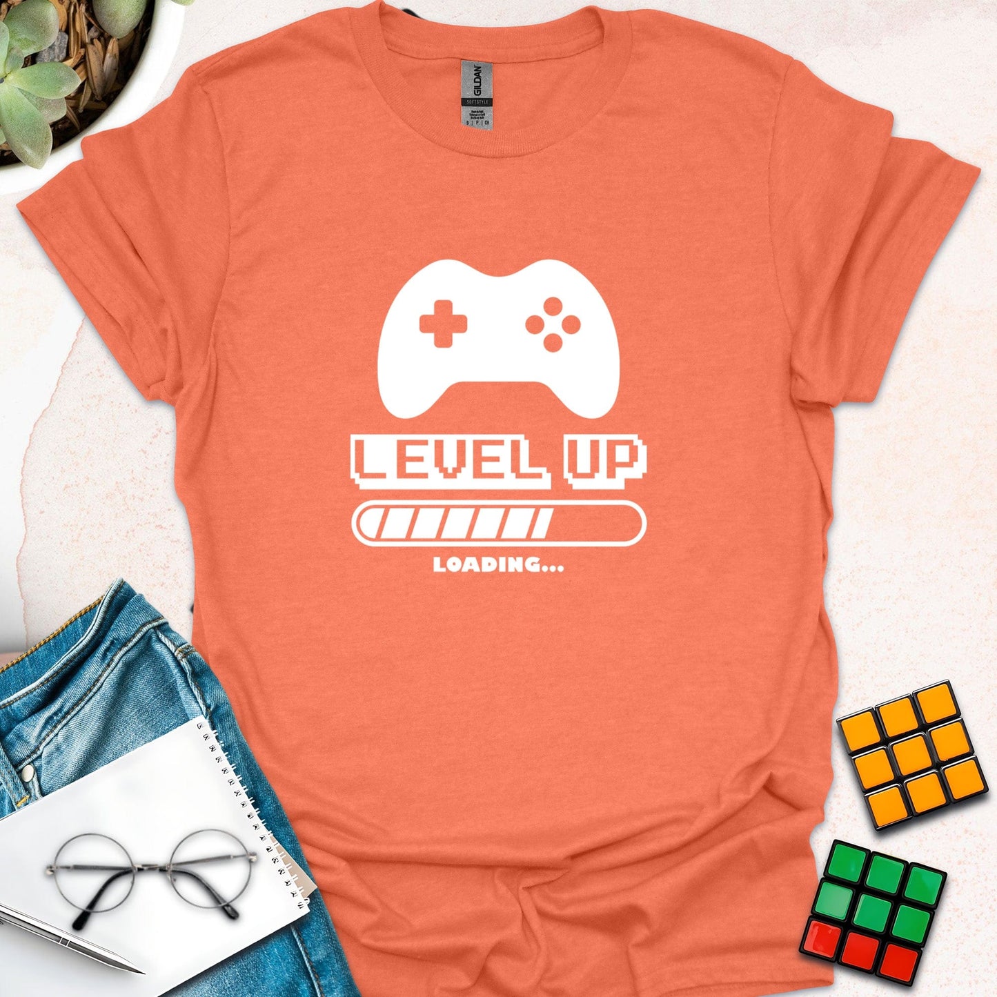 Level Up Loading - Gamer Life T-Shirt