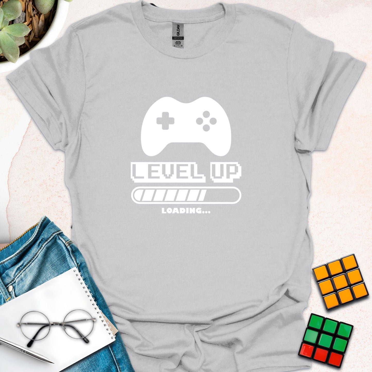 Level Up Loading - Gamer Life T-Shirt