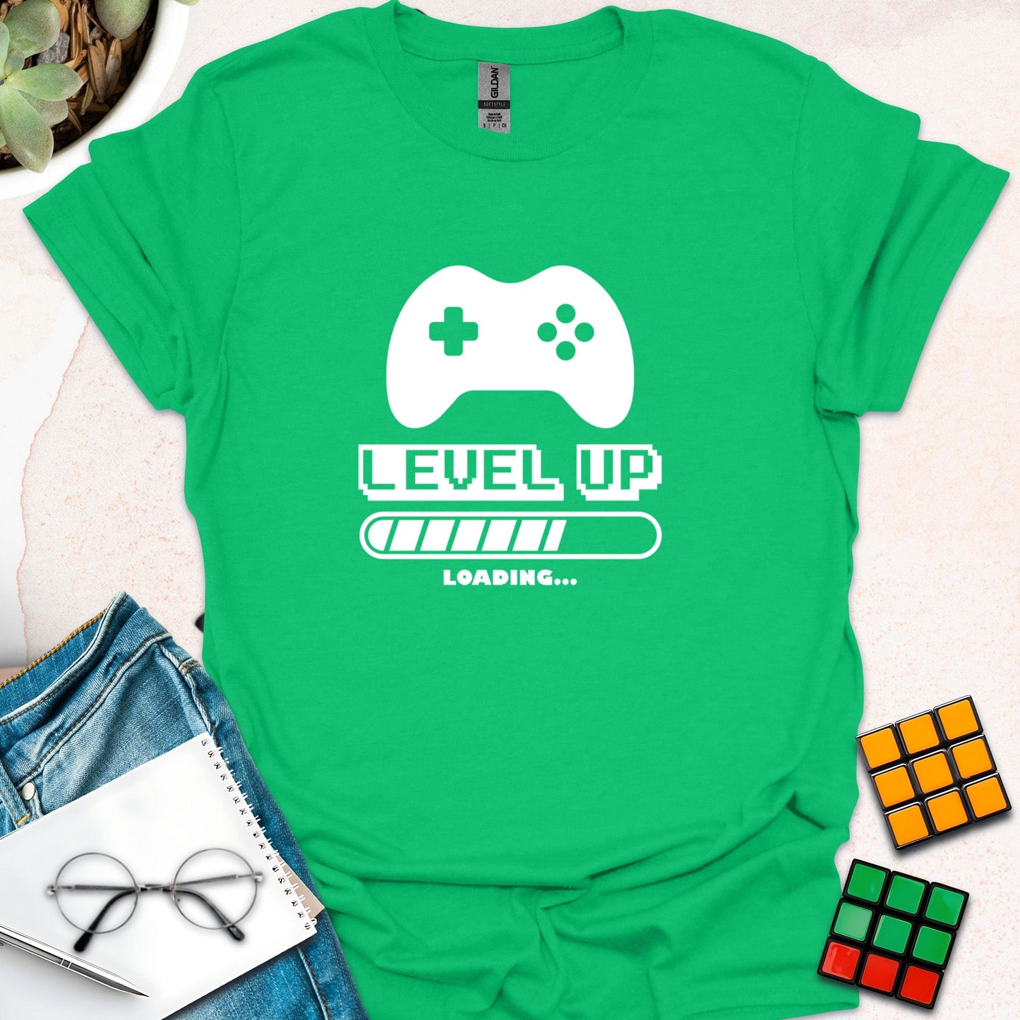 Level Up Loading - Gamer Life T-Shirt