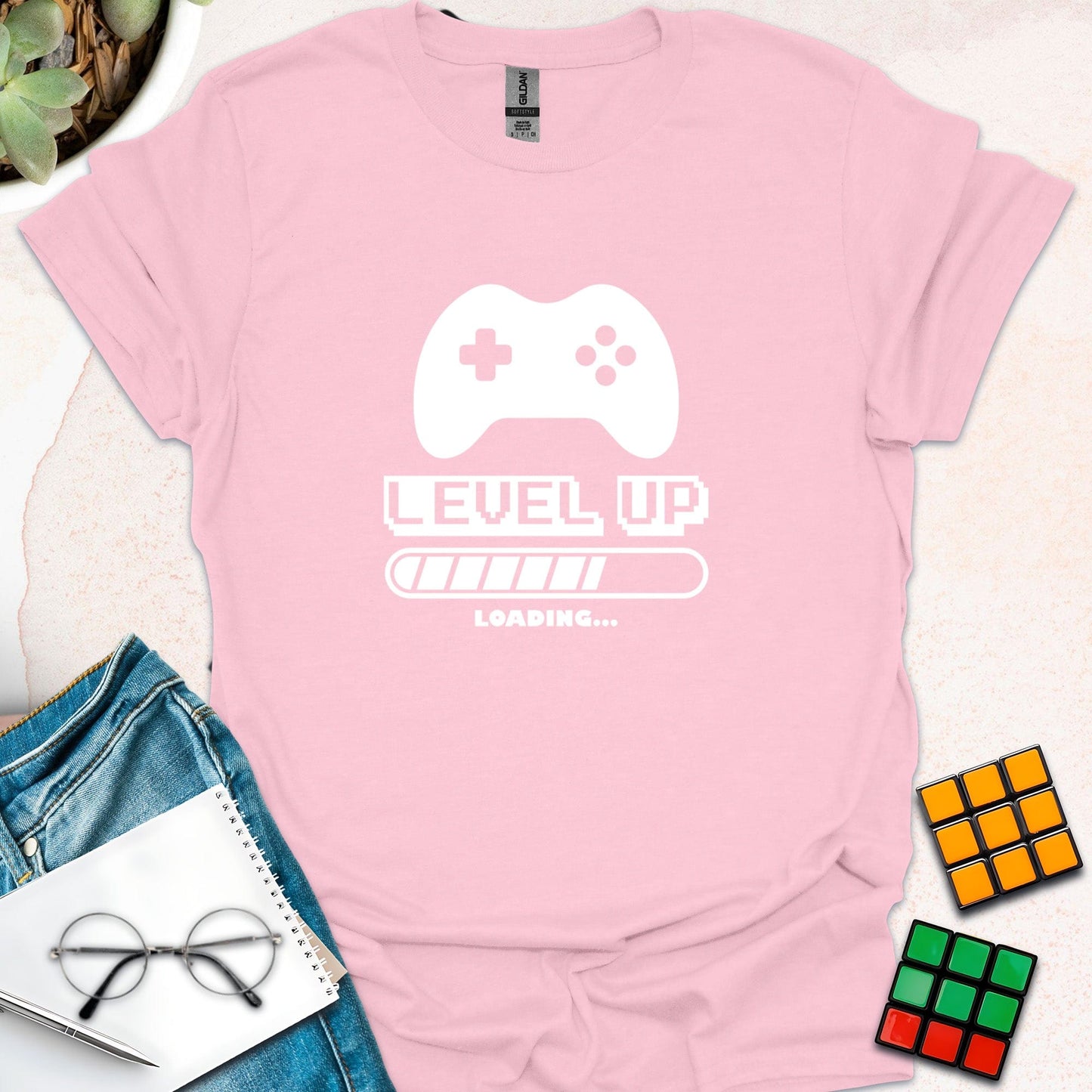 Level Up Loading - Gamer Life T-Shirt