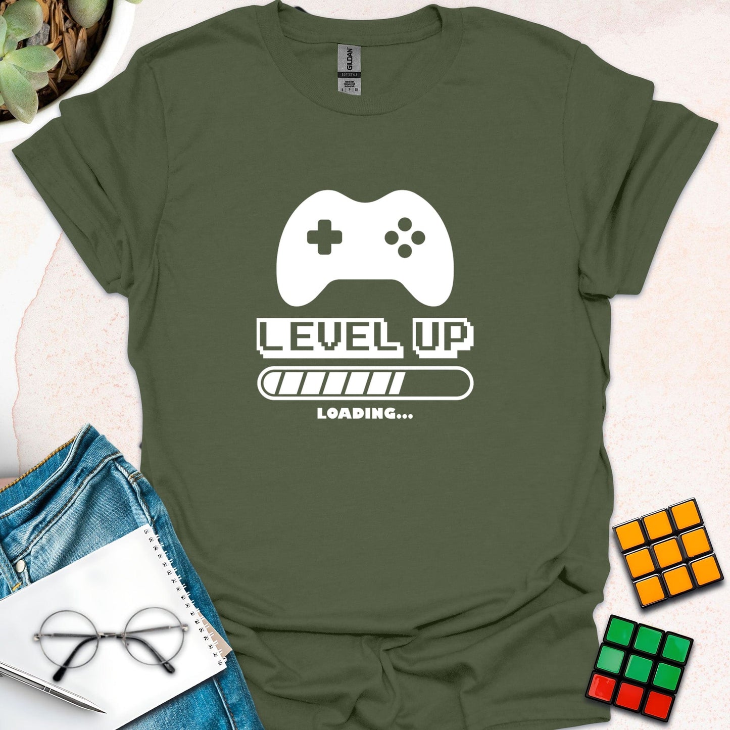 Level Up Loading - Gamer Life T-Shirt