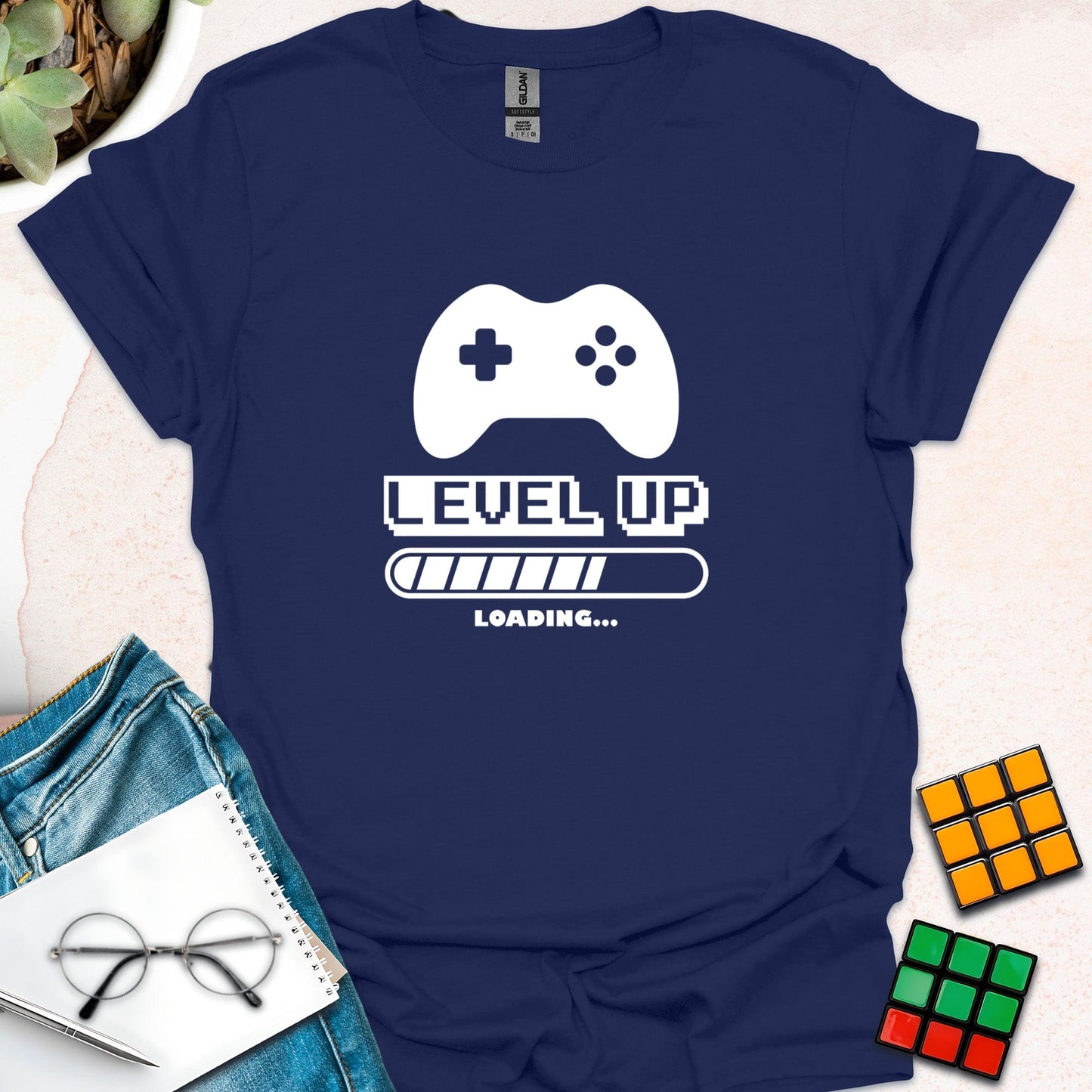 Level Up Loading - Gamer Life T-Shirt