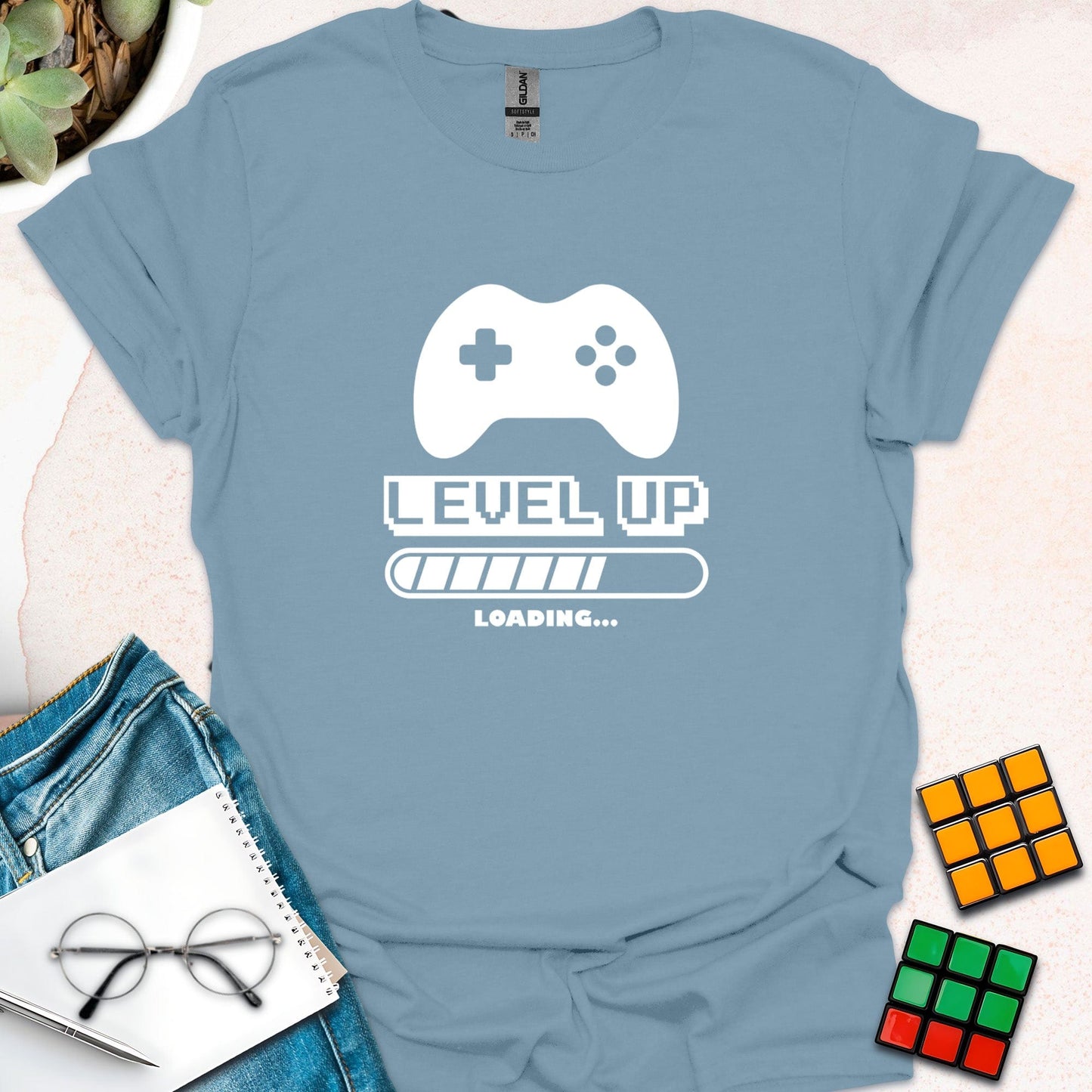 Level Up Loading - Gamer Life T-Shirt