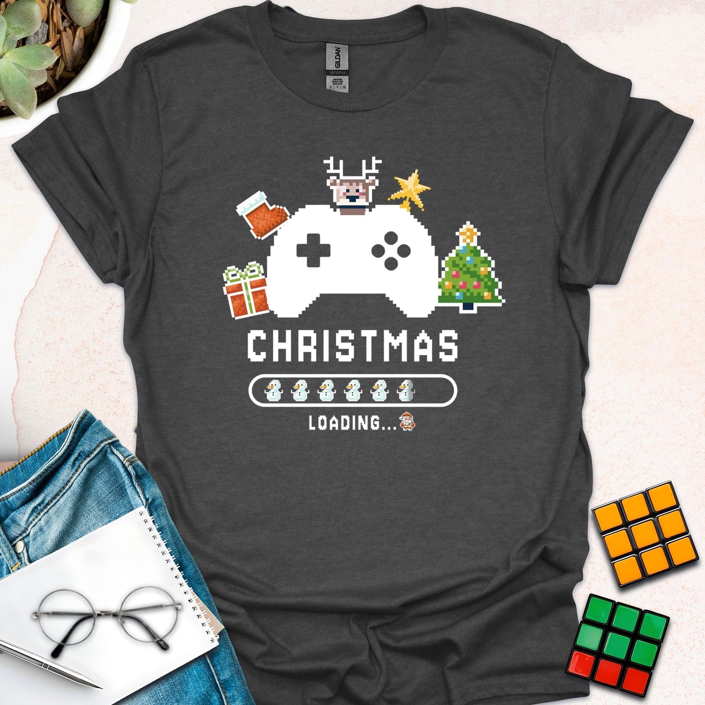 Christmas Loading Gamer T-Shirt