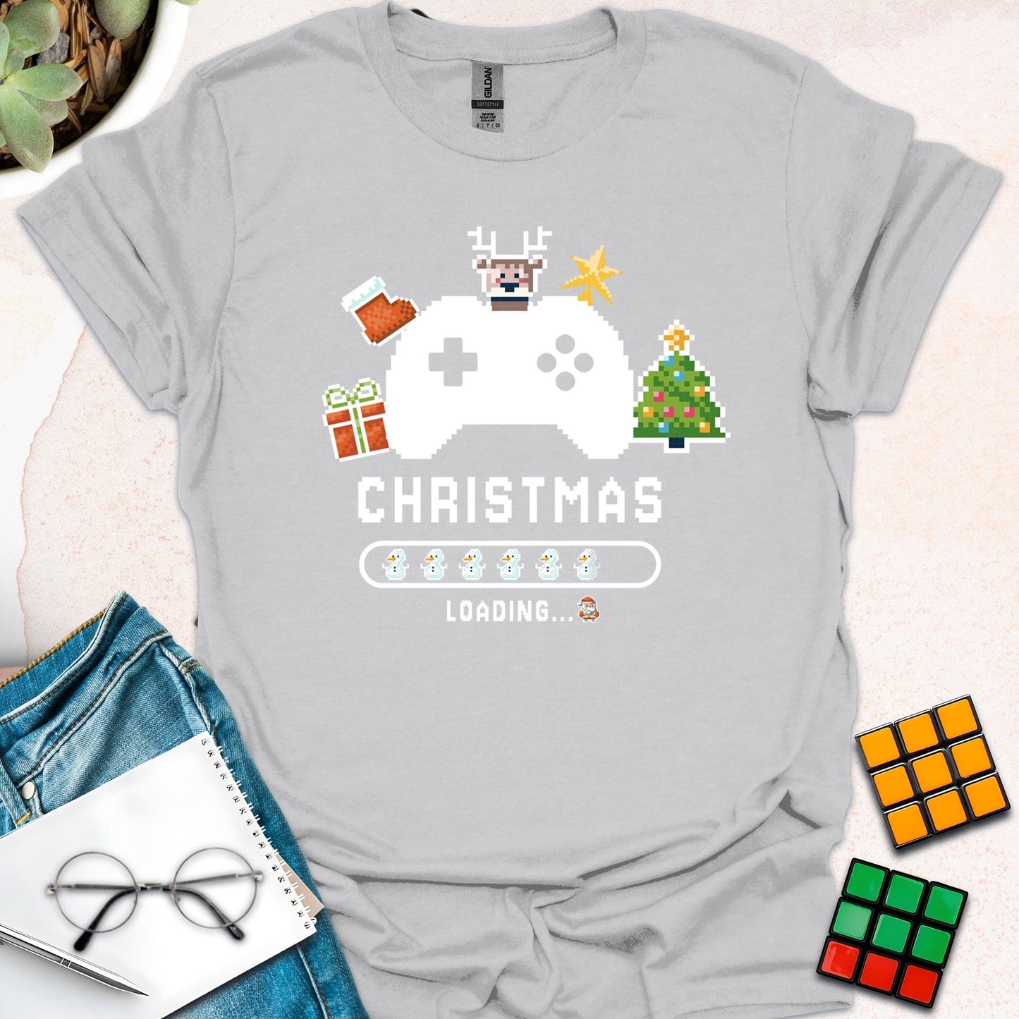 Christmas Loading Gamer T-Shirt