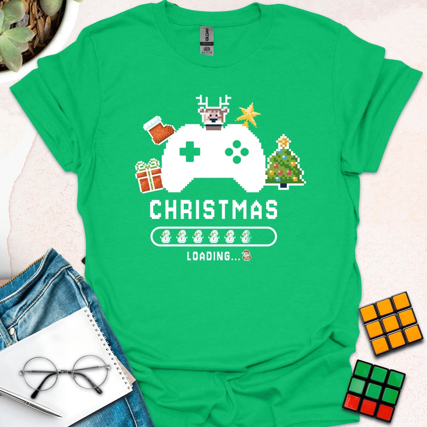 Christmas Loading Gamer T-Shirt