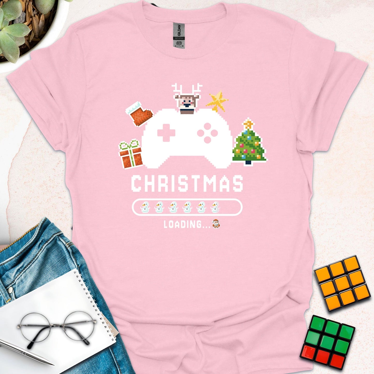 Christmas Loading Gamer T-Shirt