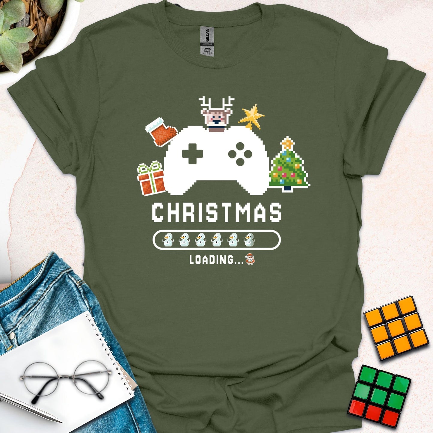 Christmas Loading Gamer T-Shirt