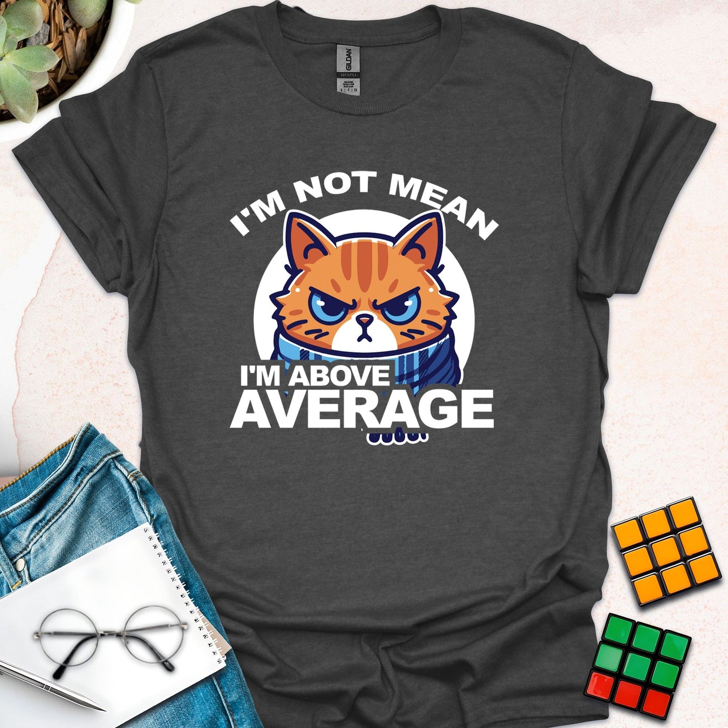 Above Average Cat Attitude T-Shirt