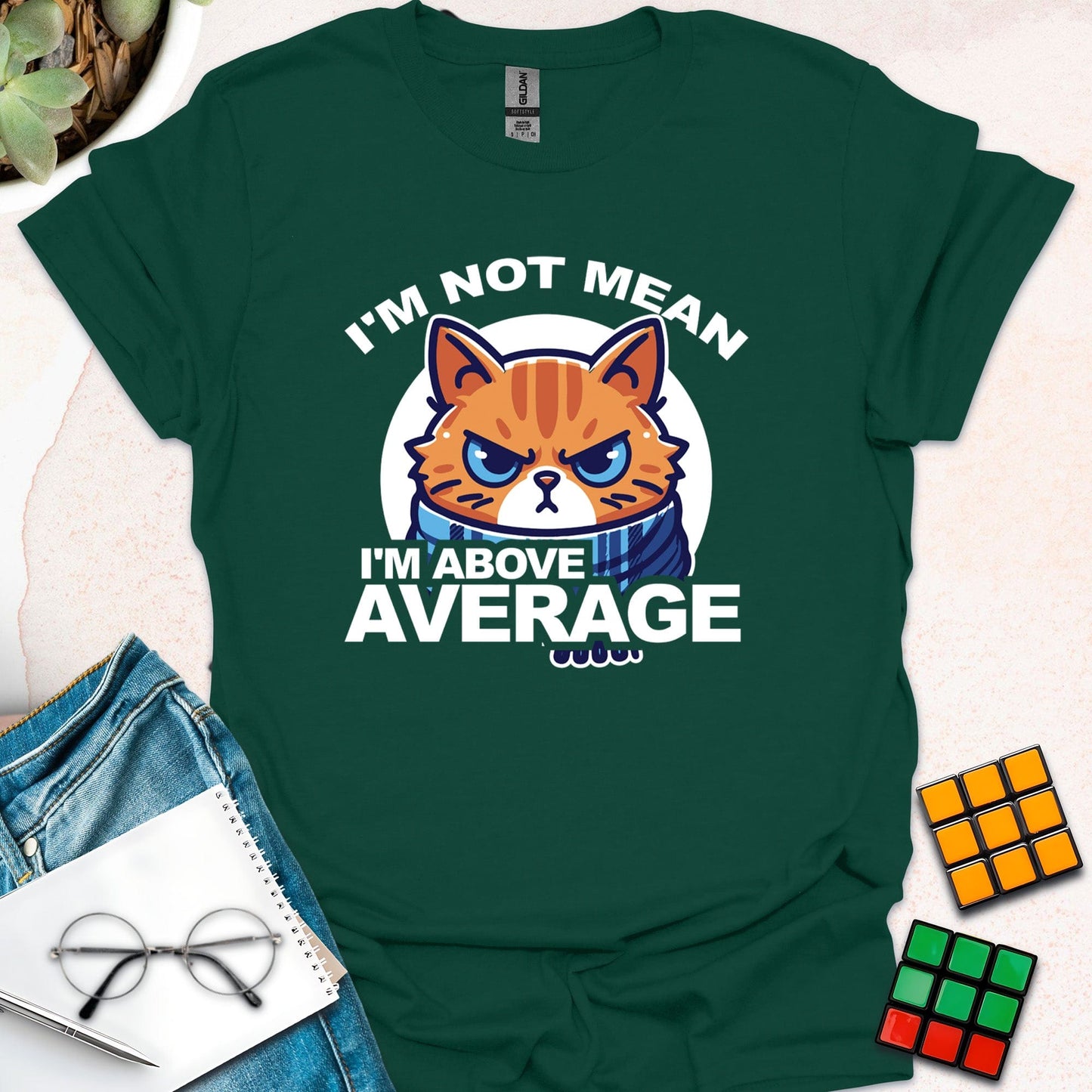 Above Average Cat Attitude T-Shirt