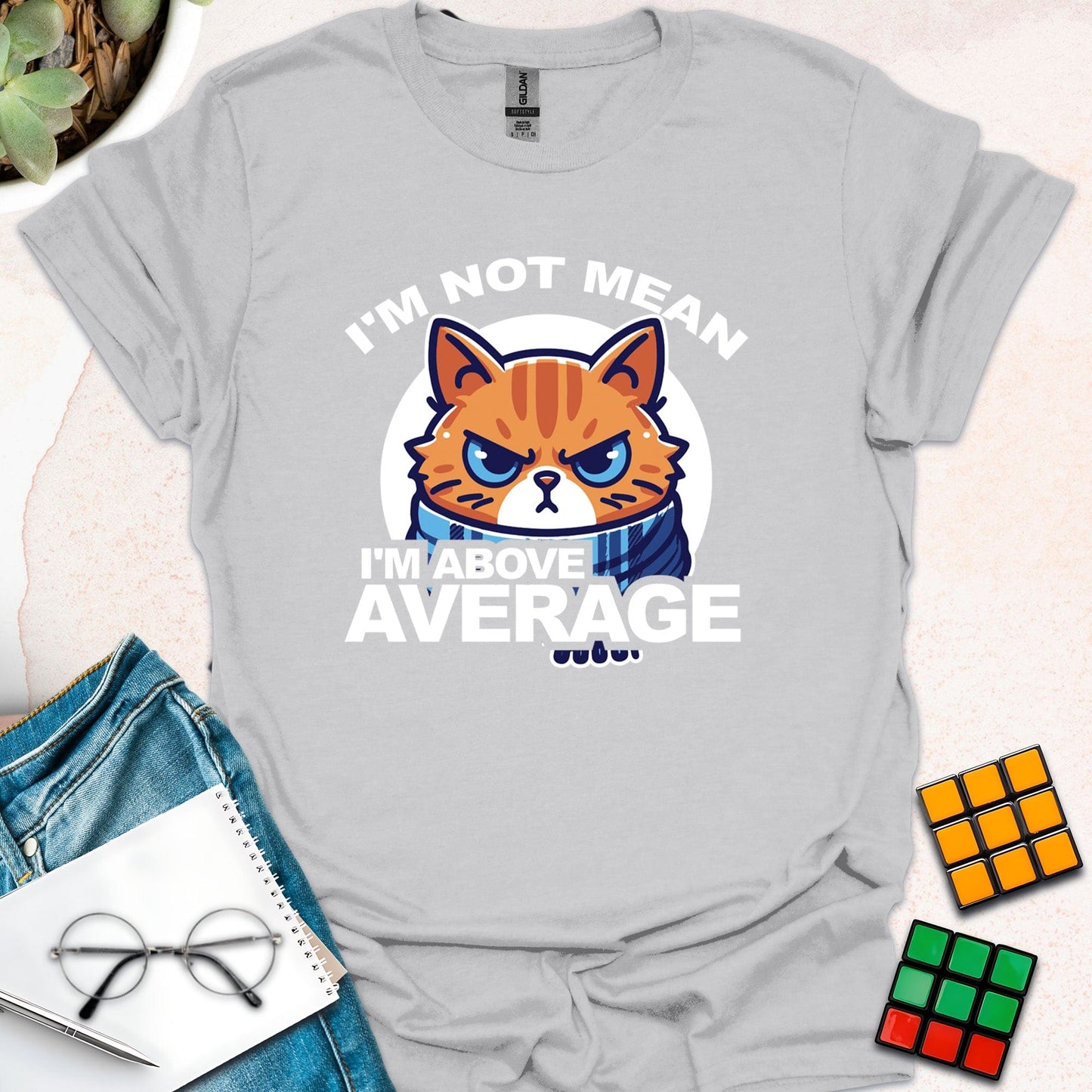 Above Average Cat Attitude T-Shirt