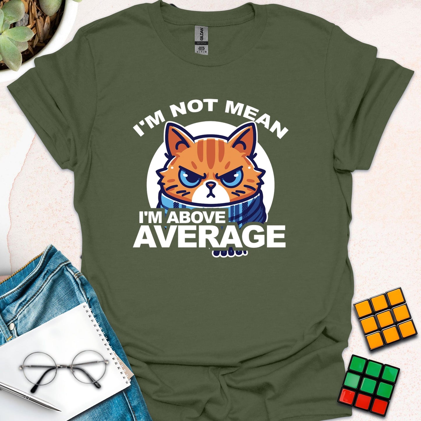 Above Average Cat Attitude T-Shirt