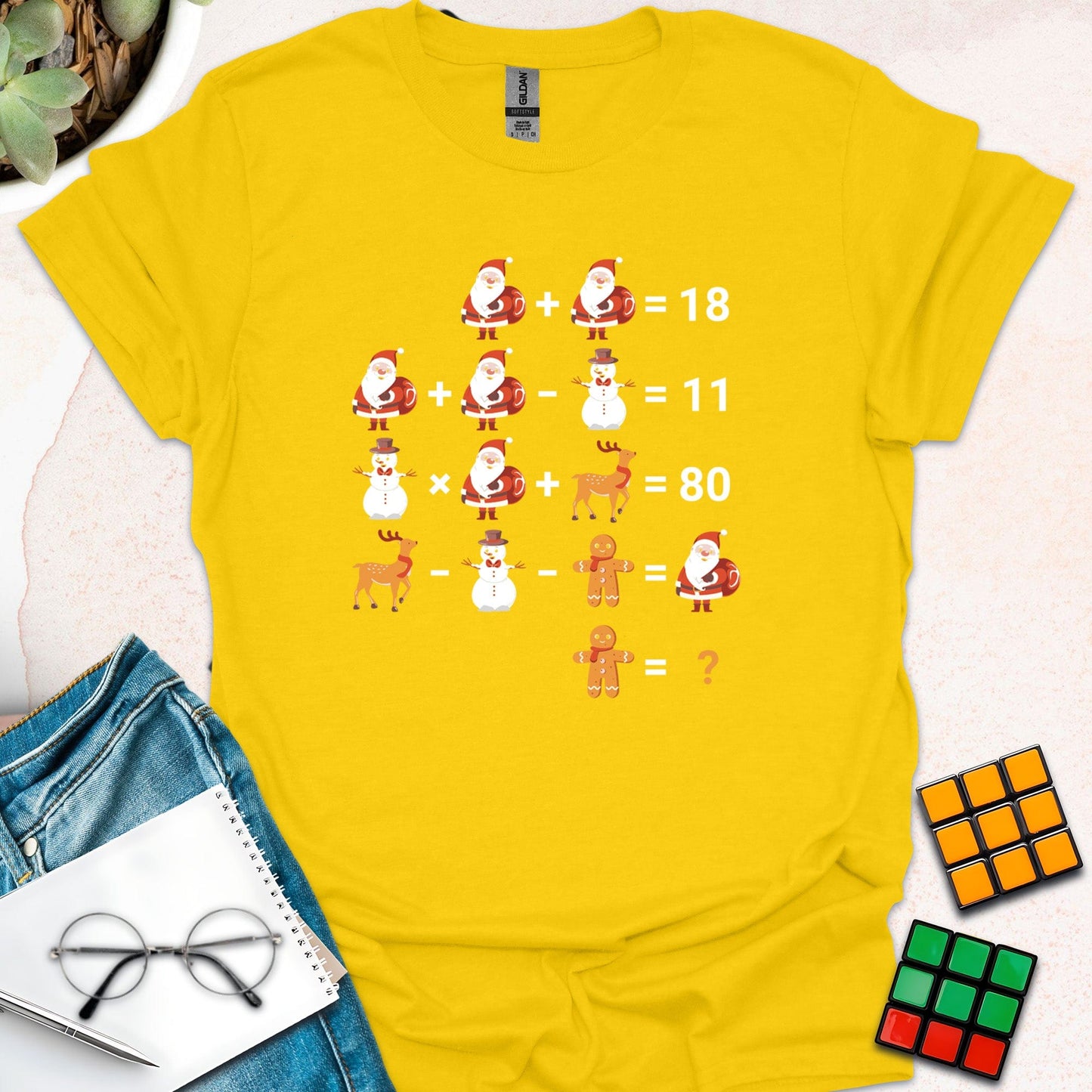 Festive Math Puzzle T-Shirt