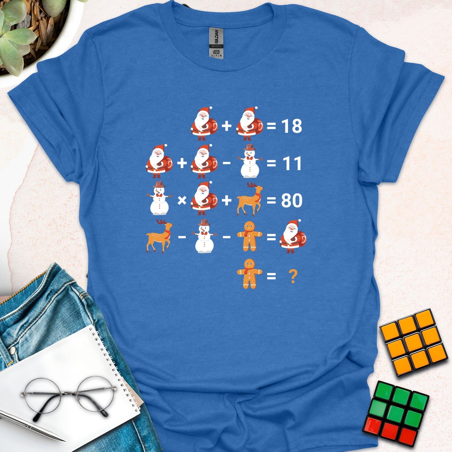 Festive Math Puzzle T-Shirt