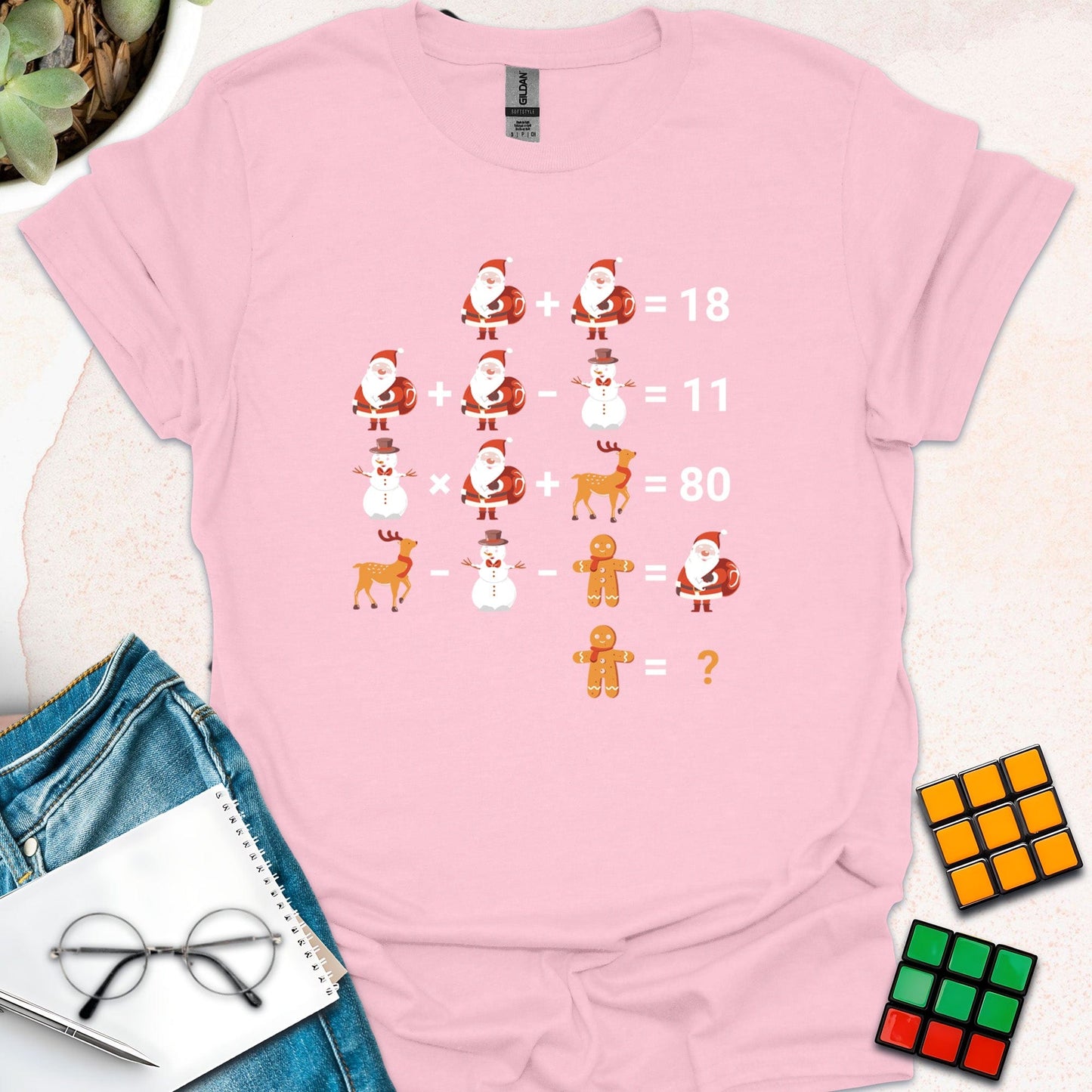 Festive Math Puzzle T-Shirt