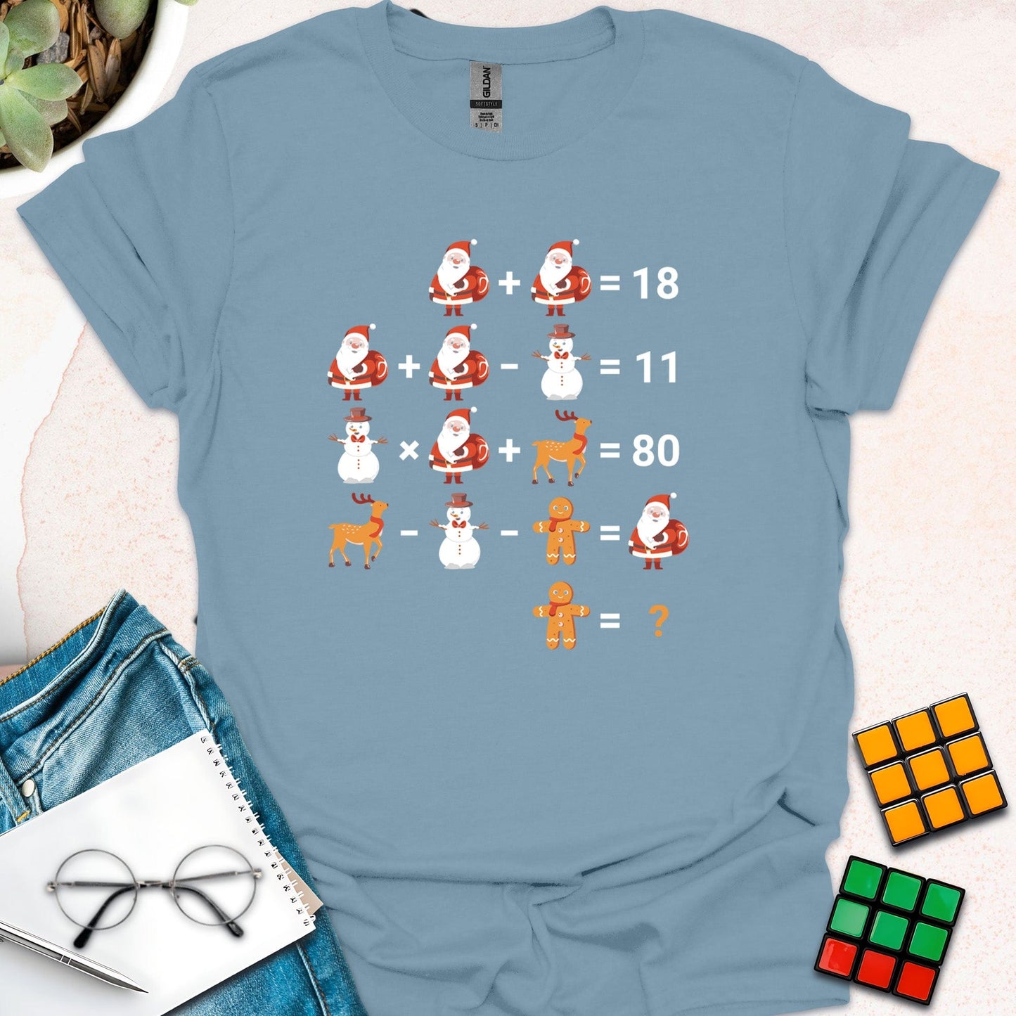 Festive Math Puzzle T-Shirt