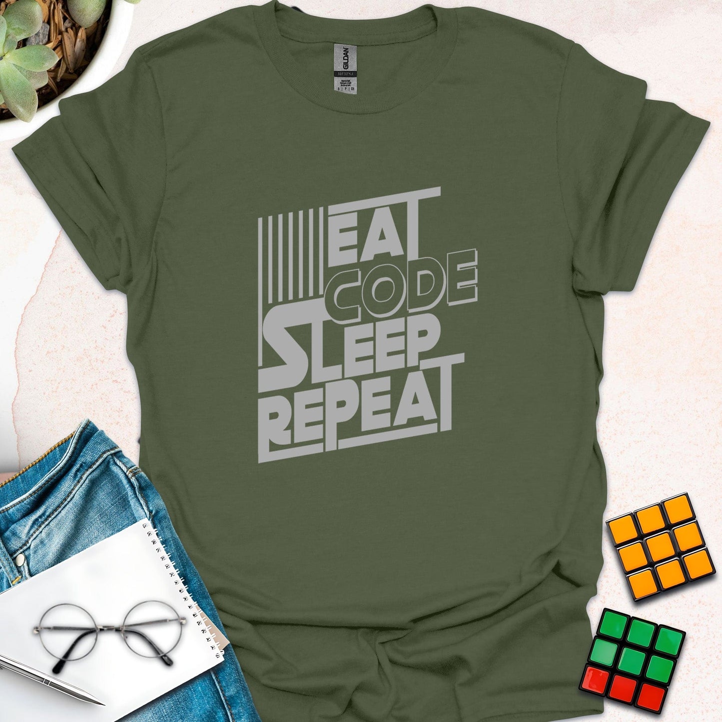 Eat Code Sleep Repeat T-Shirt