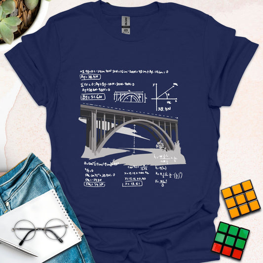 Engineering Bridge Calculations T-Shirt