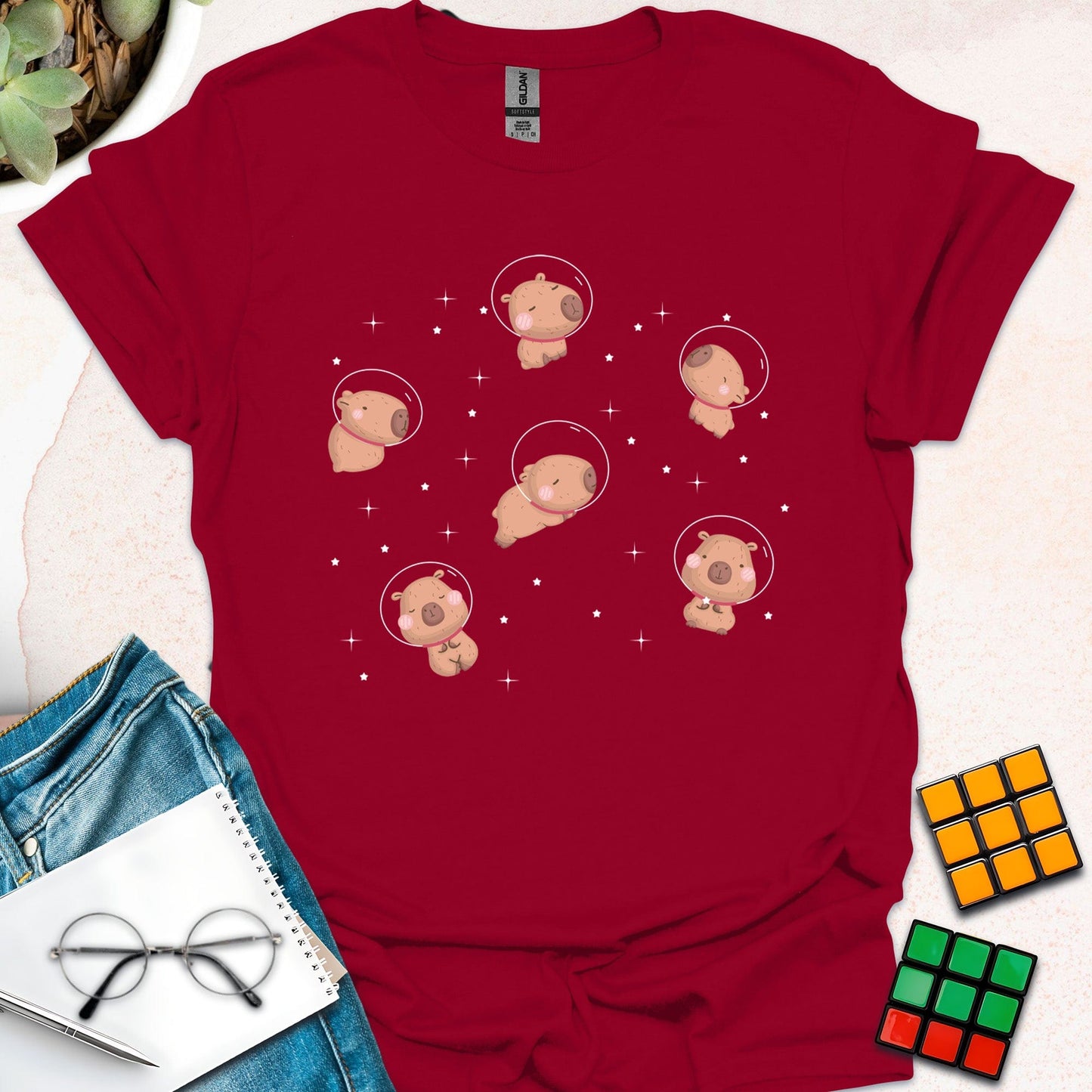 Capybara Space Cadet T-Shirt