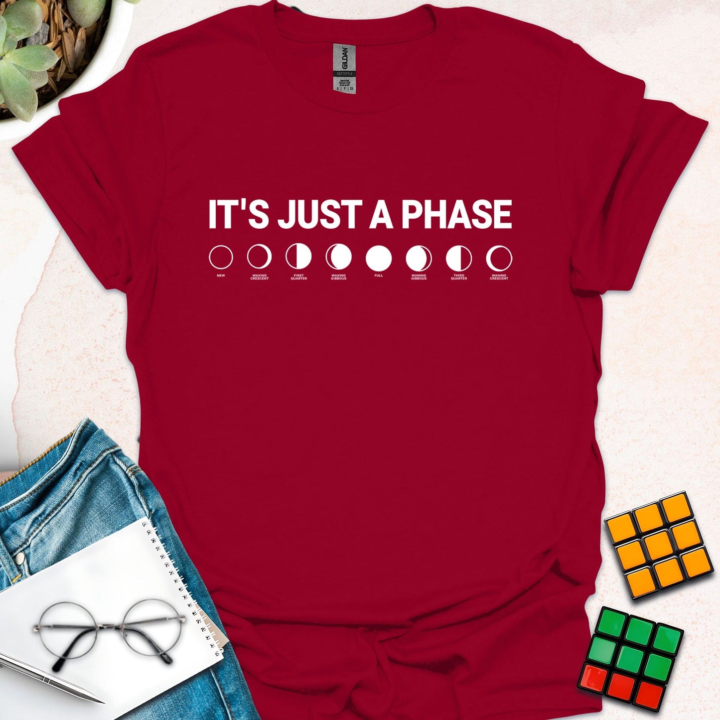 It's Just a Phase – Moon Phases Astronomy T-Shirt