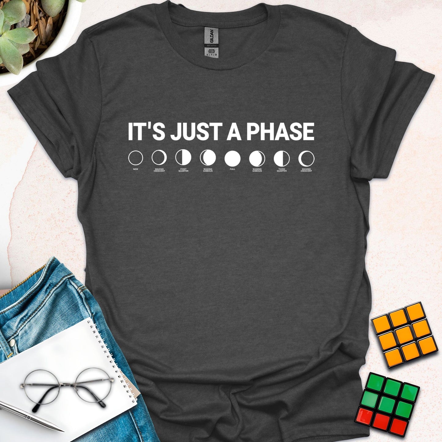 It's Just a Phase – Moon Phases Astronomy T-Shirt