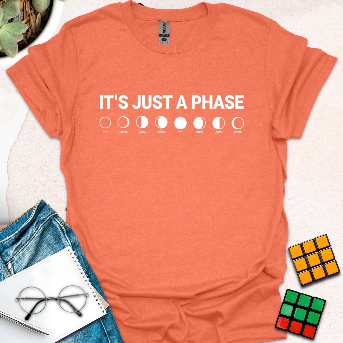 It's Just a Phase – Moon Phases Astronomy T-Shirt