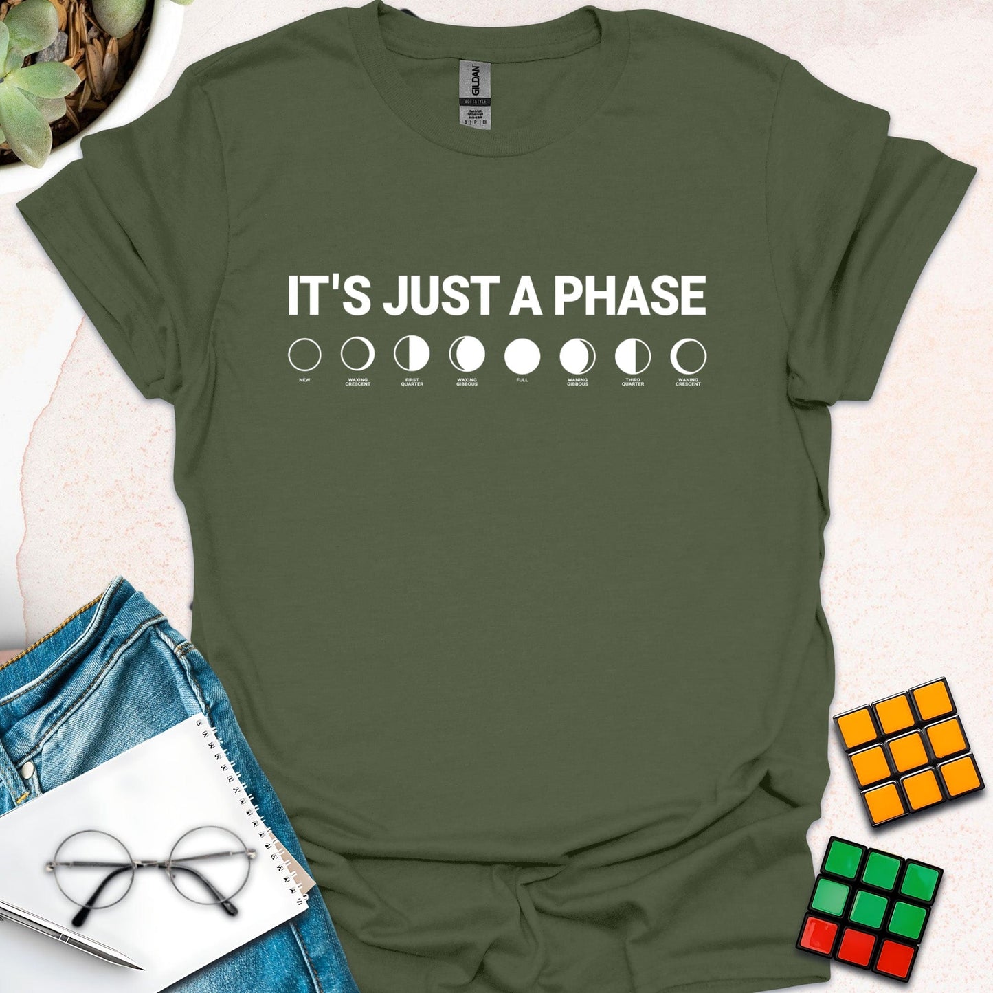 It's Just a Phase – Moon Phases Astronomy T-Shirt