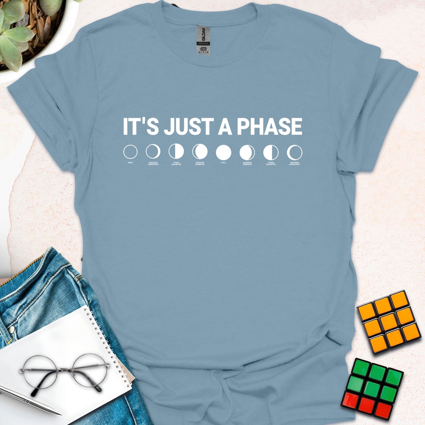 It's Just a Phase – Moon Phases Astronomy T-Shirt