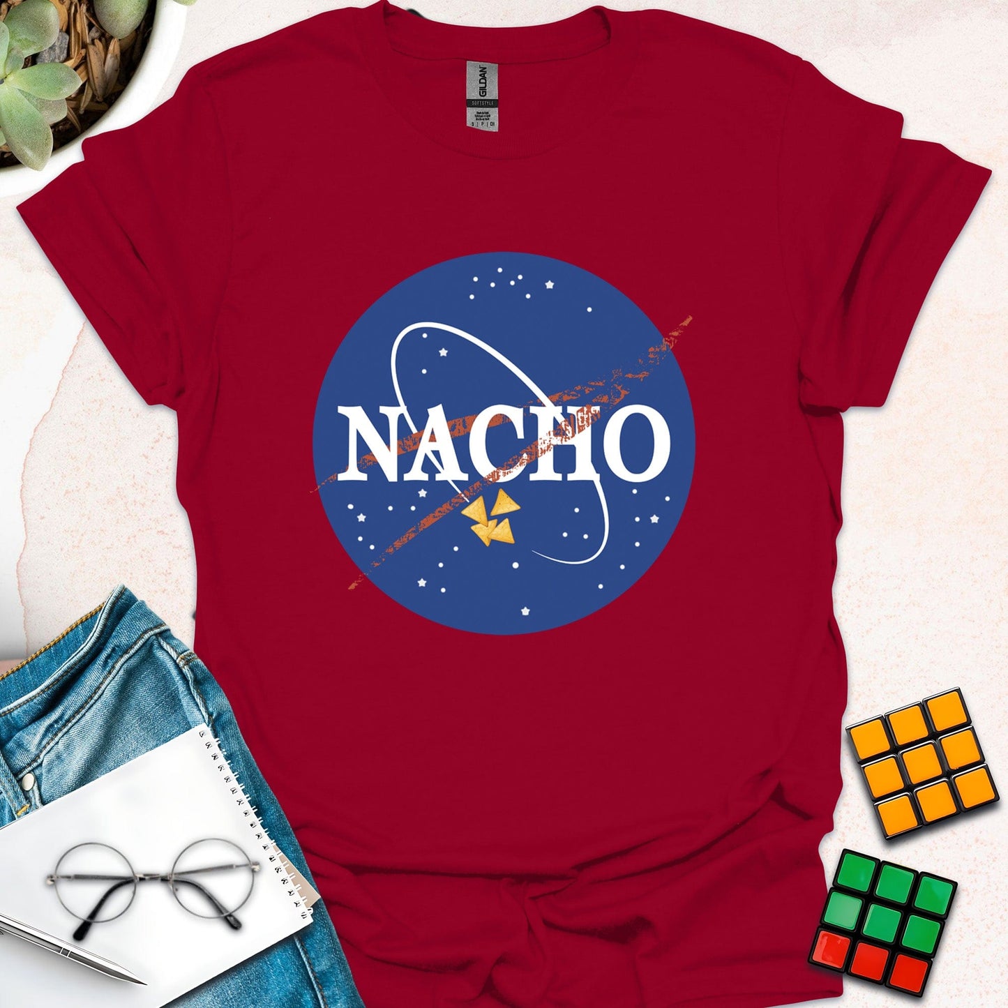 Nacho Space Program – Funny NASA-Inspired T-Shirt