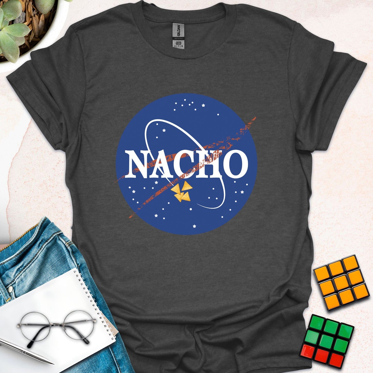 Nacho Space Program – Funny NASA-Inspired T-Shirt