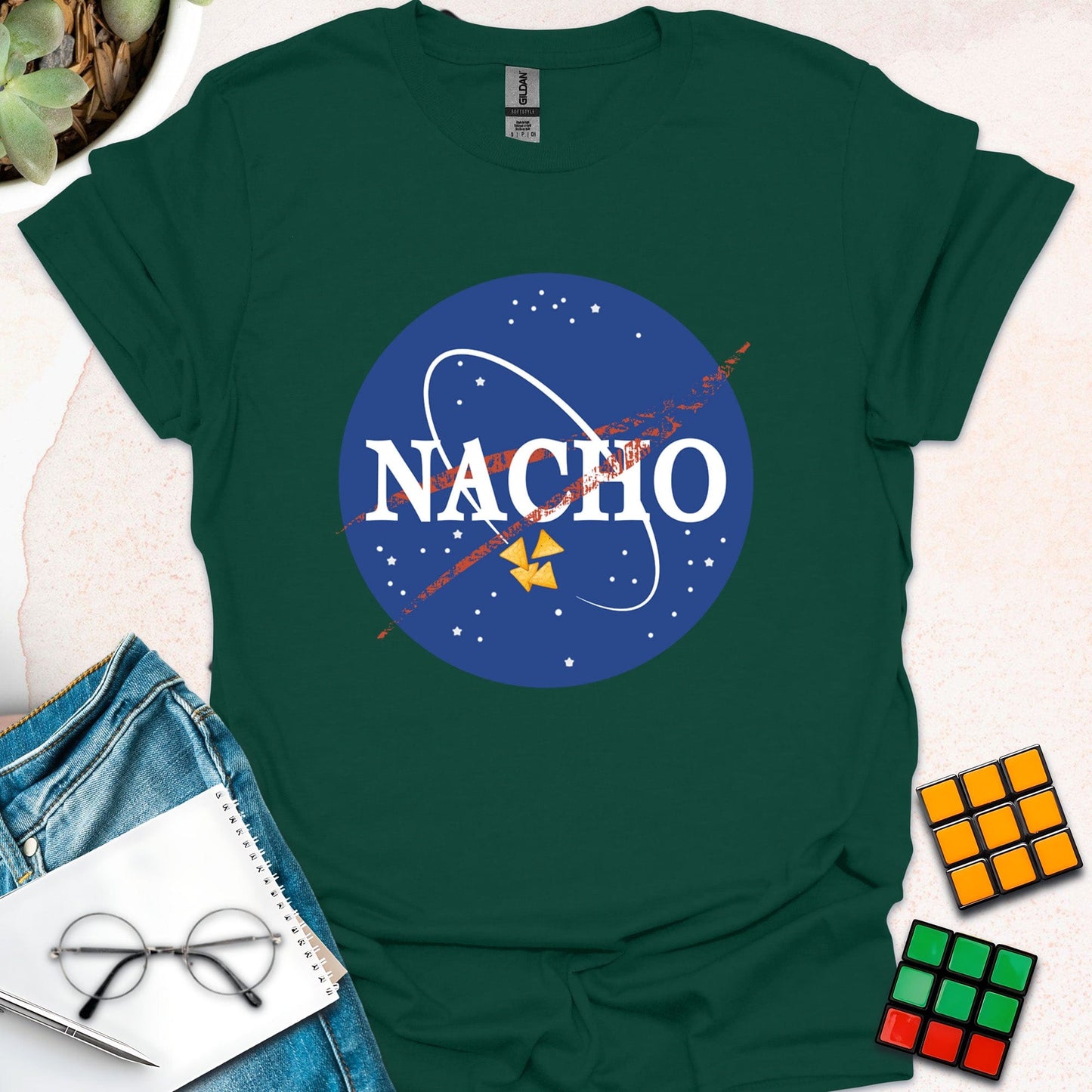 Nacho Space Program – Funny NASA-Inspired T-Shirt