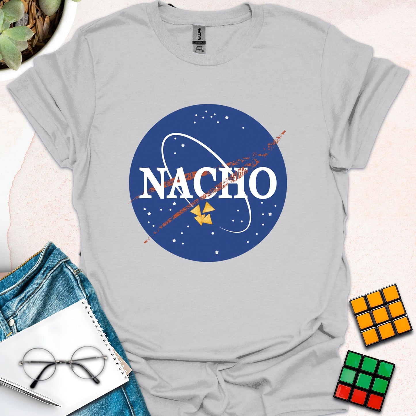 Nacho Space Program – Funny NASA-Inspired T-Shirt