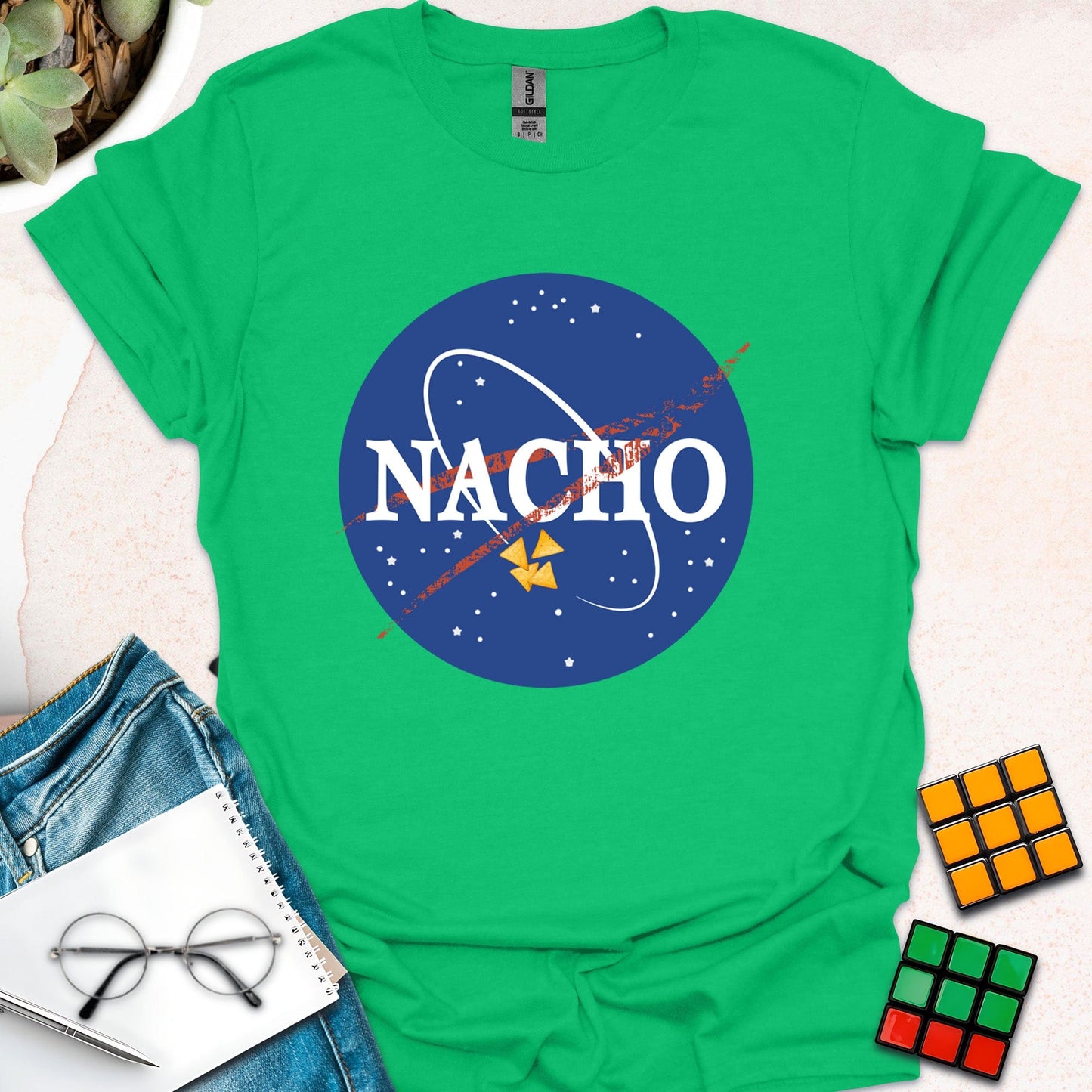 Nacho Space Program – Funny NASA-Inspired T-Shirt