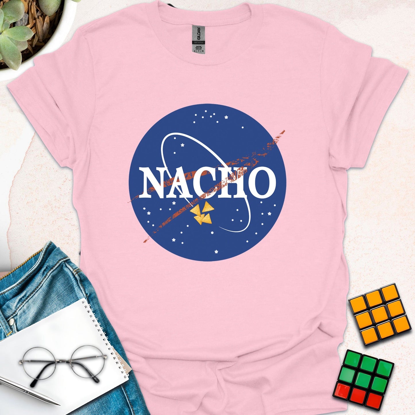 Nacho Space Program – Funny NASA-Inspired T-Shirt